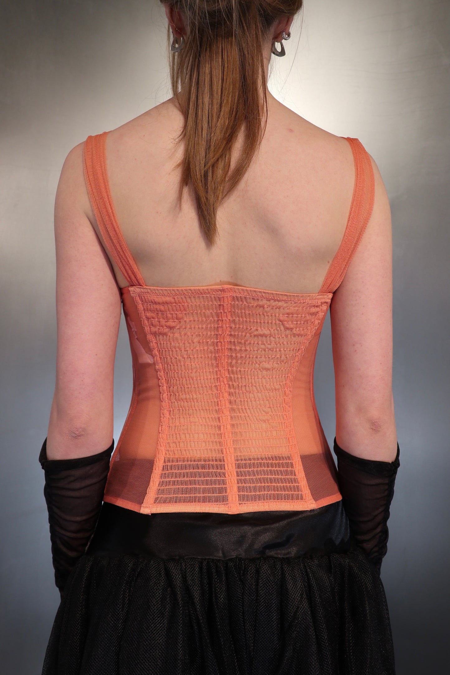 Marvel by La Perla Coral Pearl Corset Top