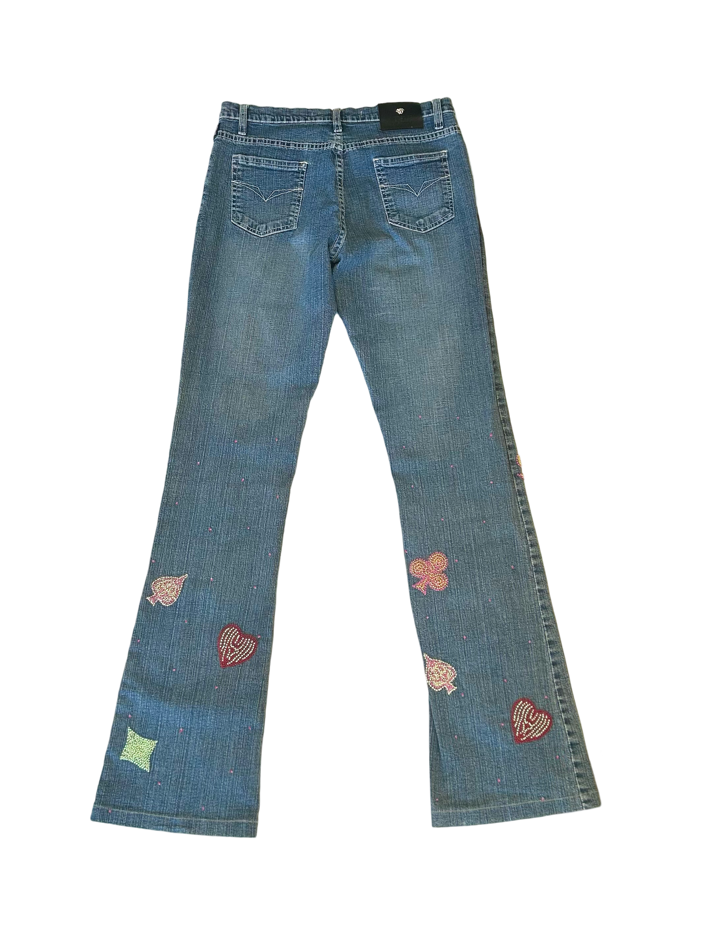 Versace Y2K embellished bootcut jeans