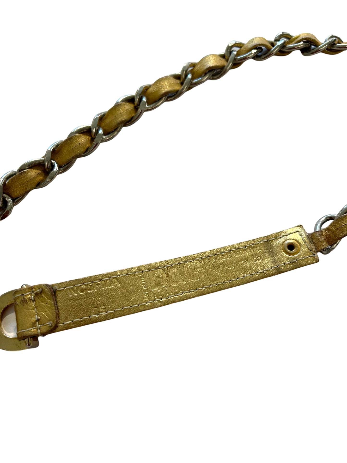 Dolce & Gabbana golden chain belt