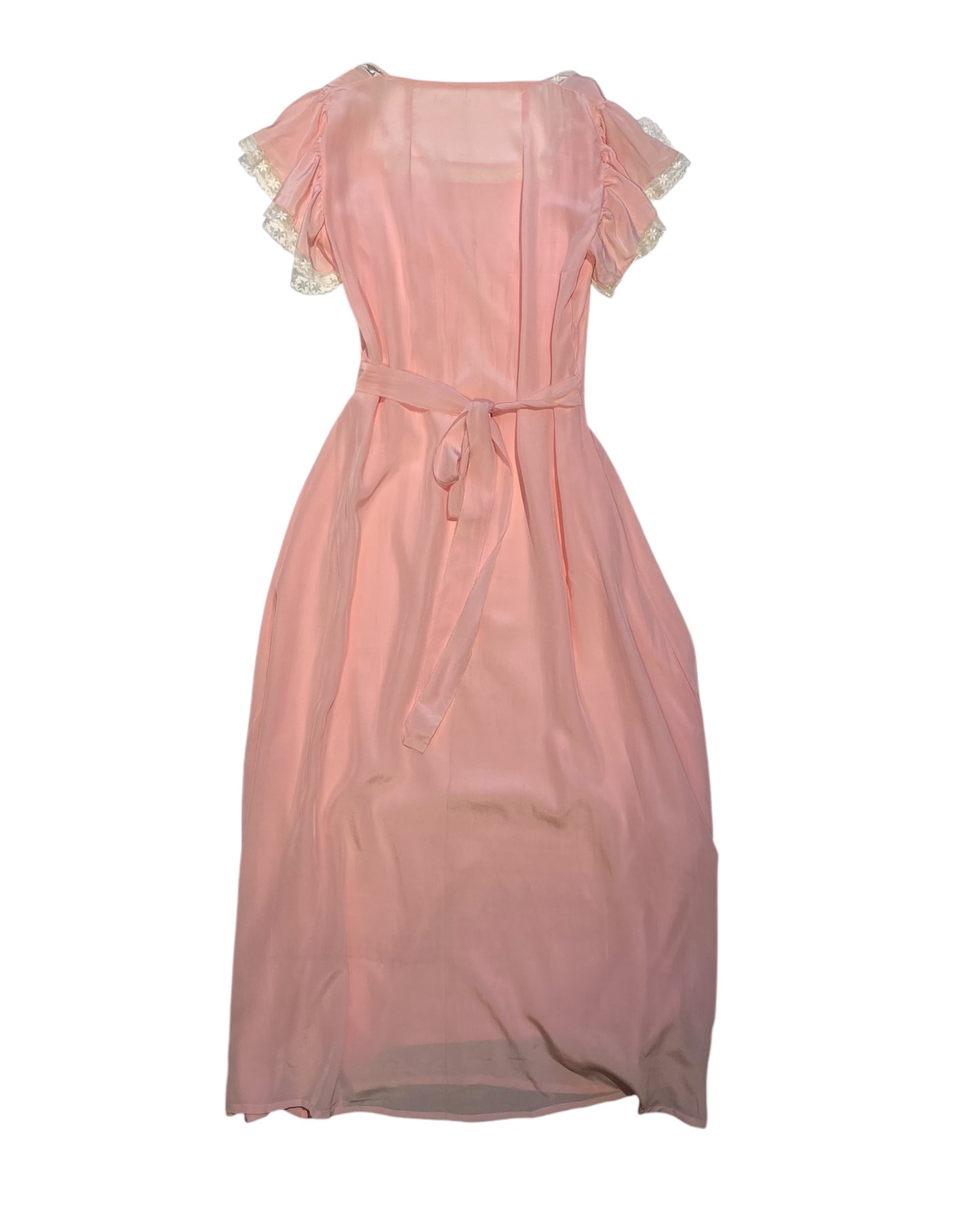 1940’s elegant Italian silk dress