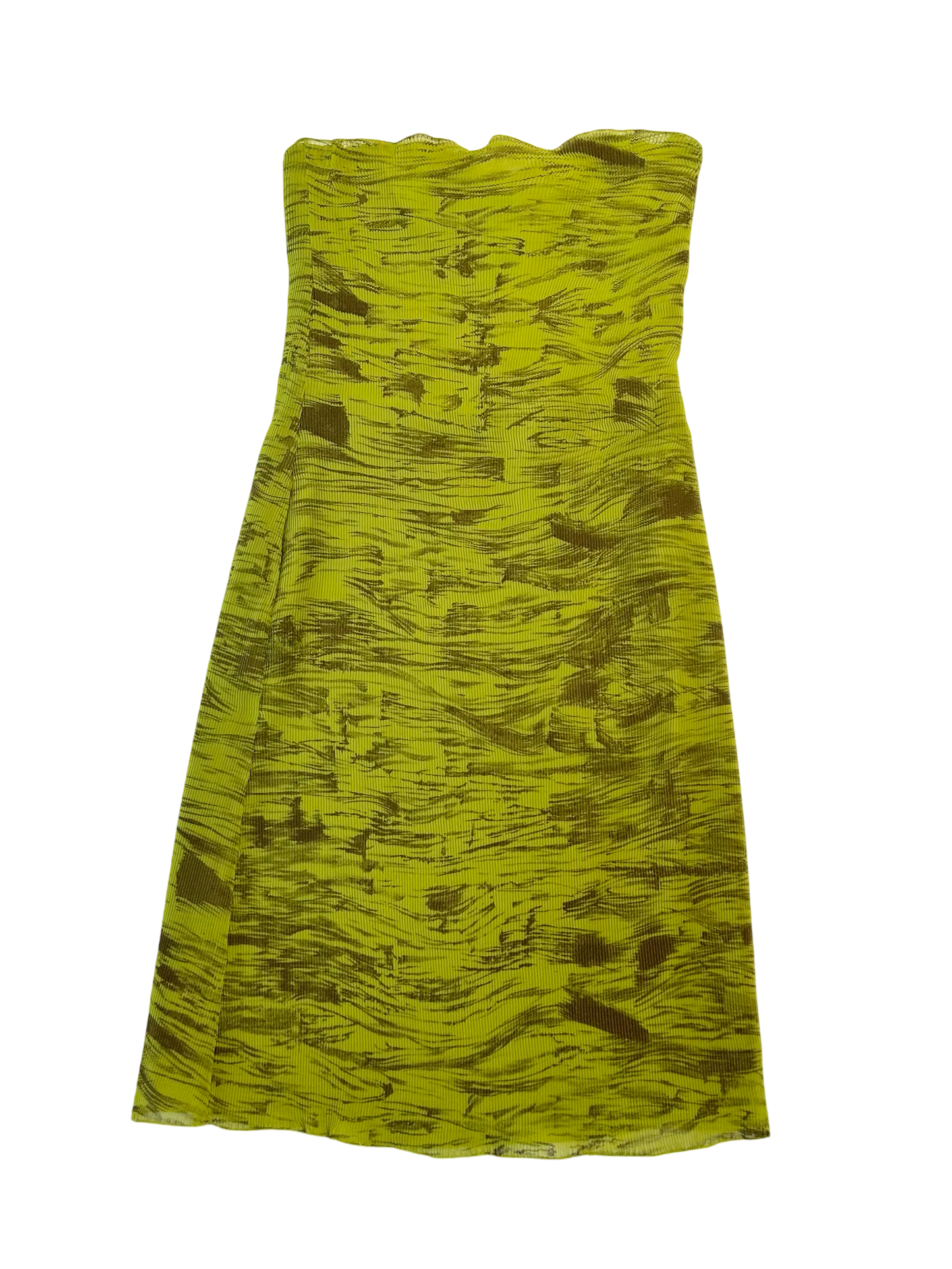 Genny corset tube silk dress