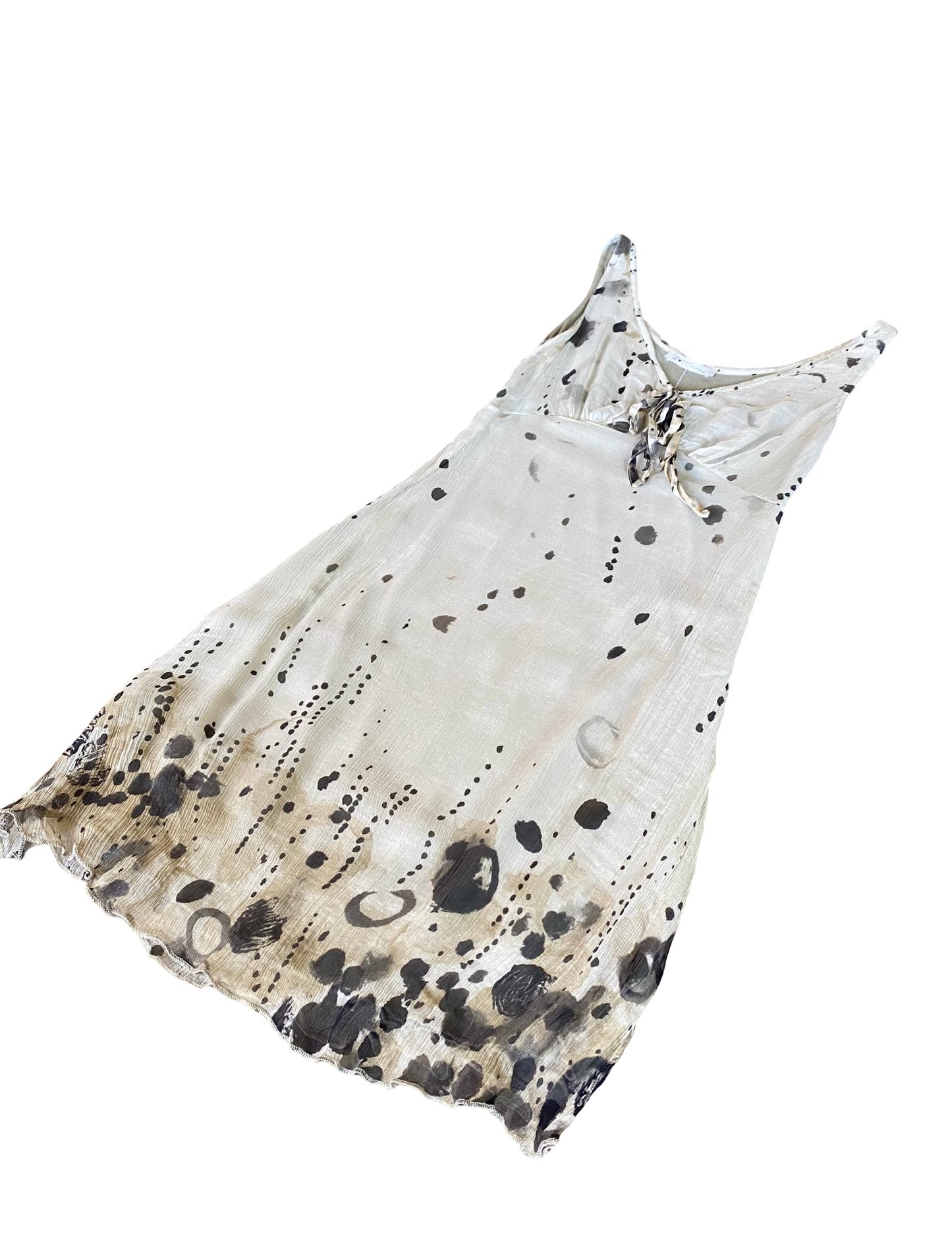 Watercolor Silk Dress