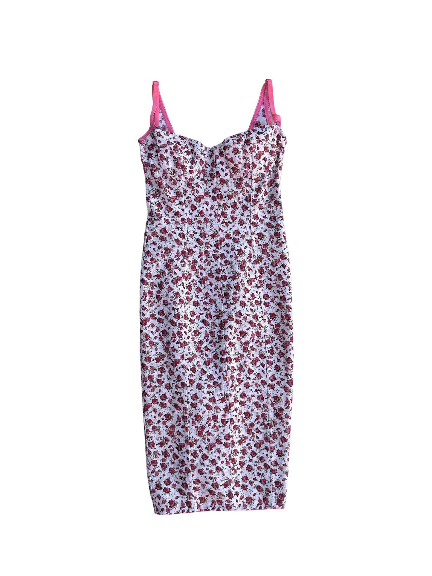 Dolce & Gabbana Floral Corset Slip Dress Early 2000s Romance