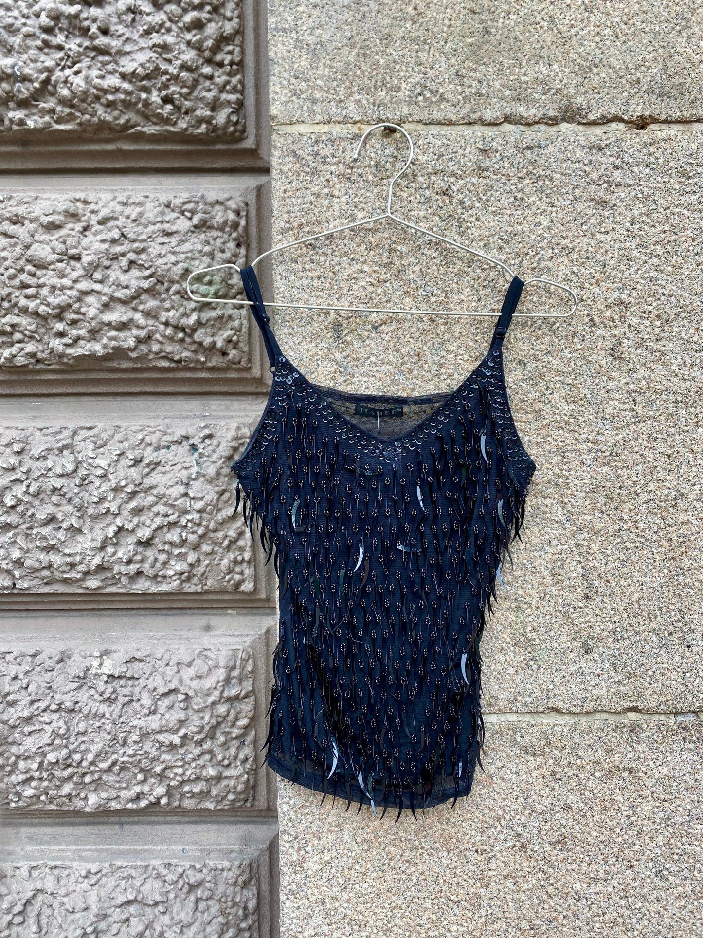 Sheer Sequin Top 90’s