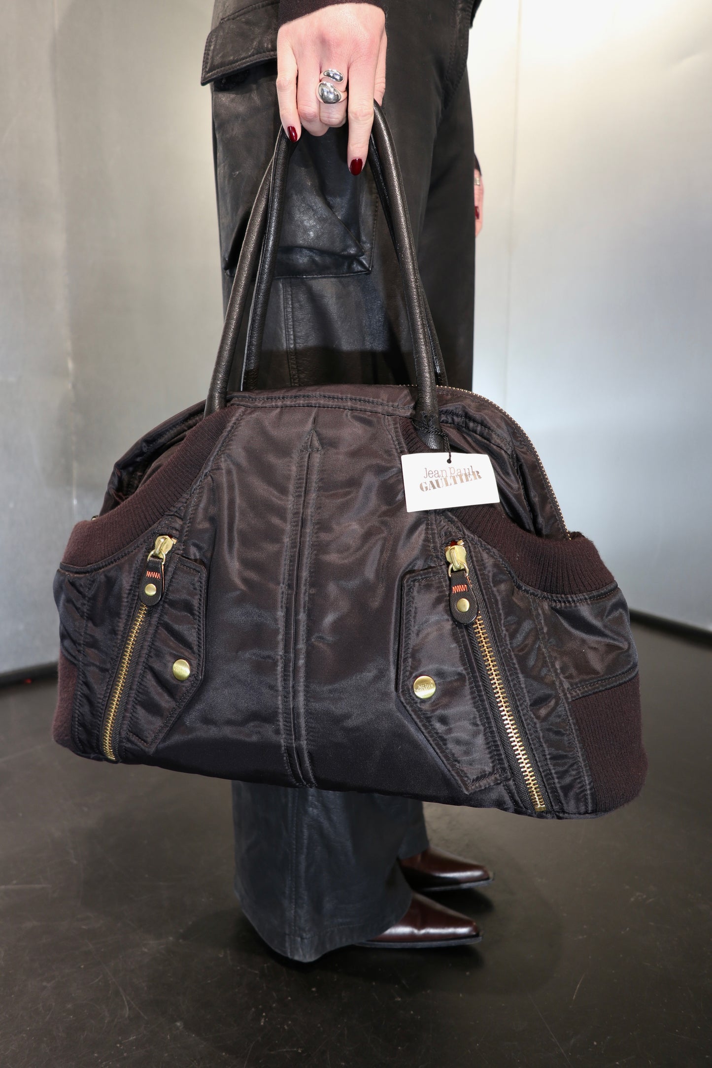 Jean Paul Gaultier Bomber Bag c.Early 2000