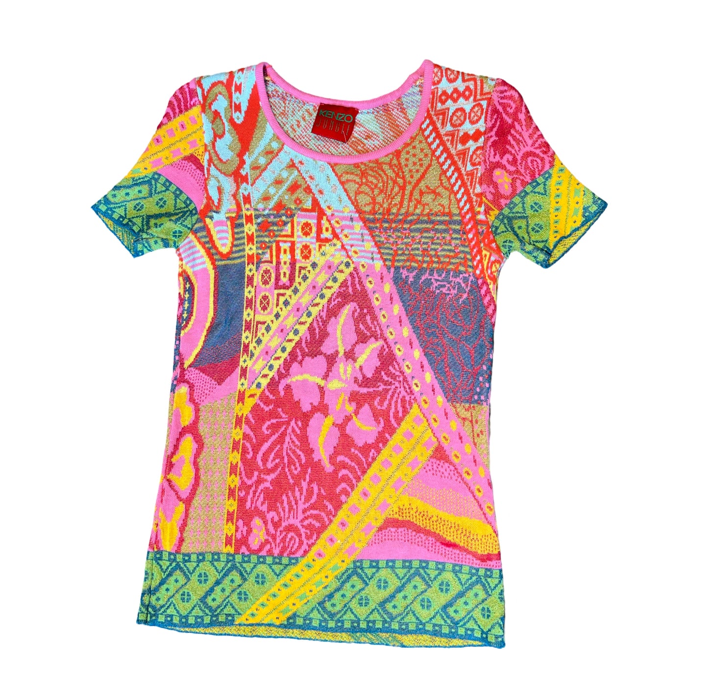 Colorful knitted Kenzo top