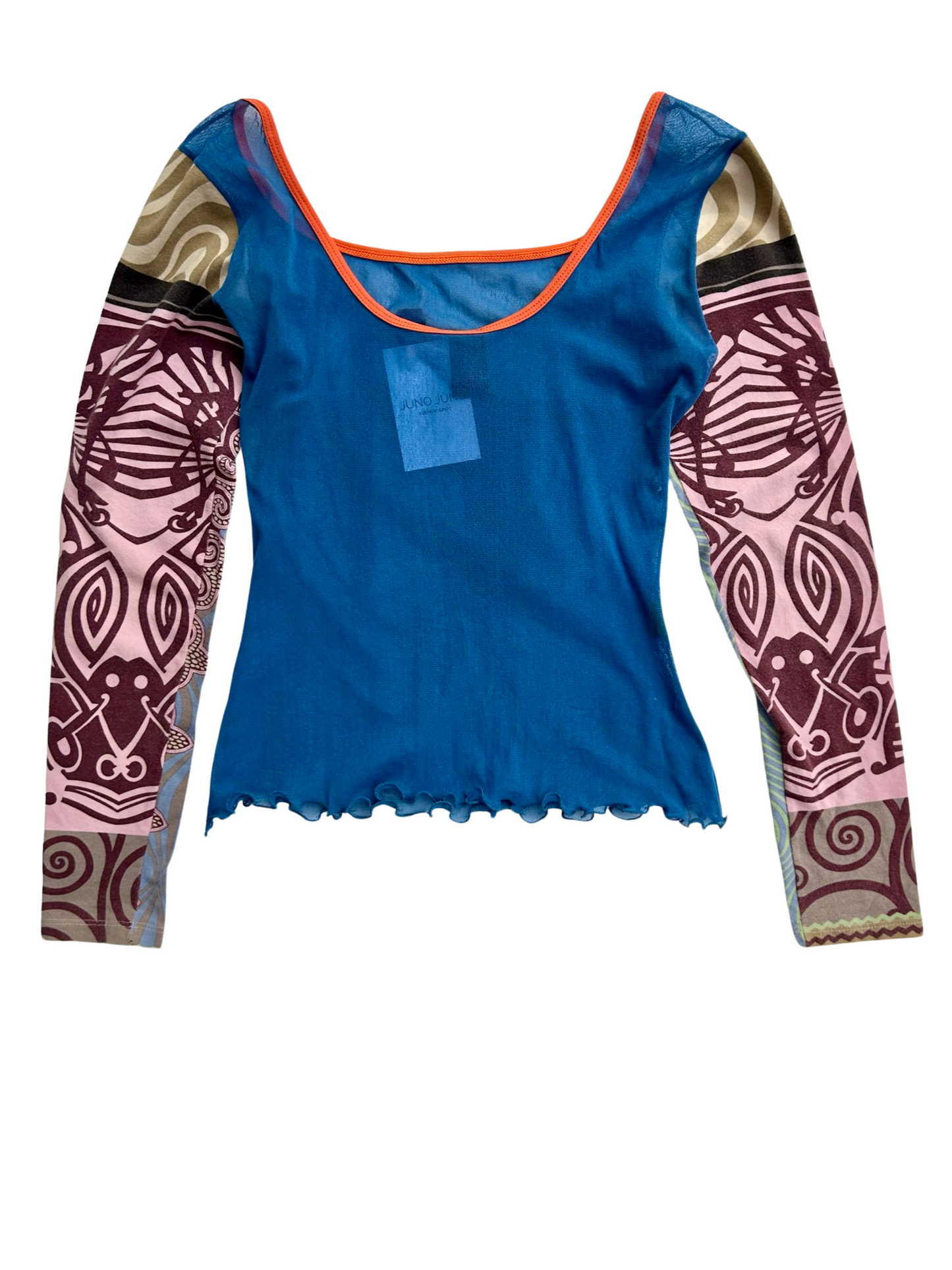 Save The Queen scoop neck top