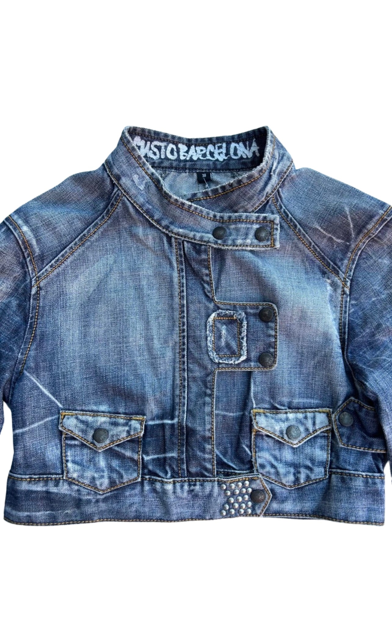 Custo Barcelona cropped denim jacket