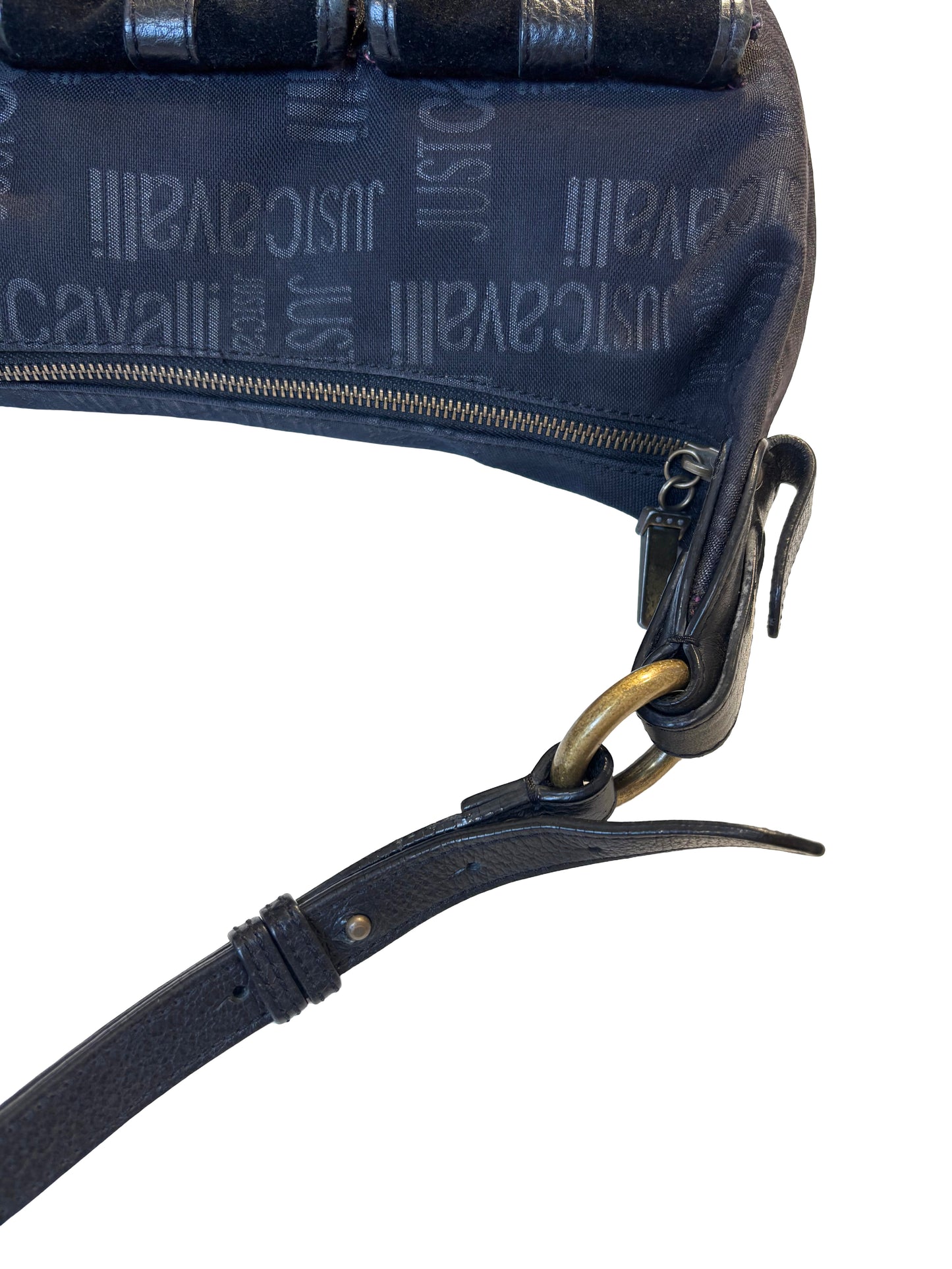 Roberto Cavalli Monogram Shoulder Bag