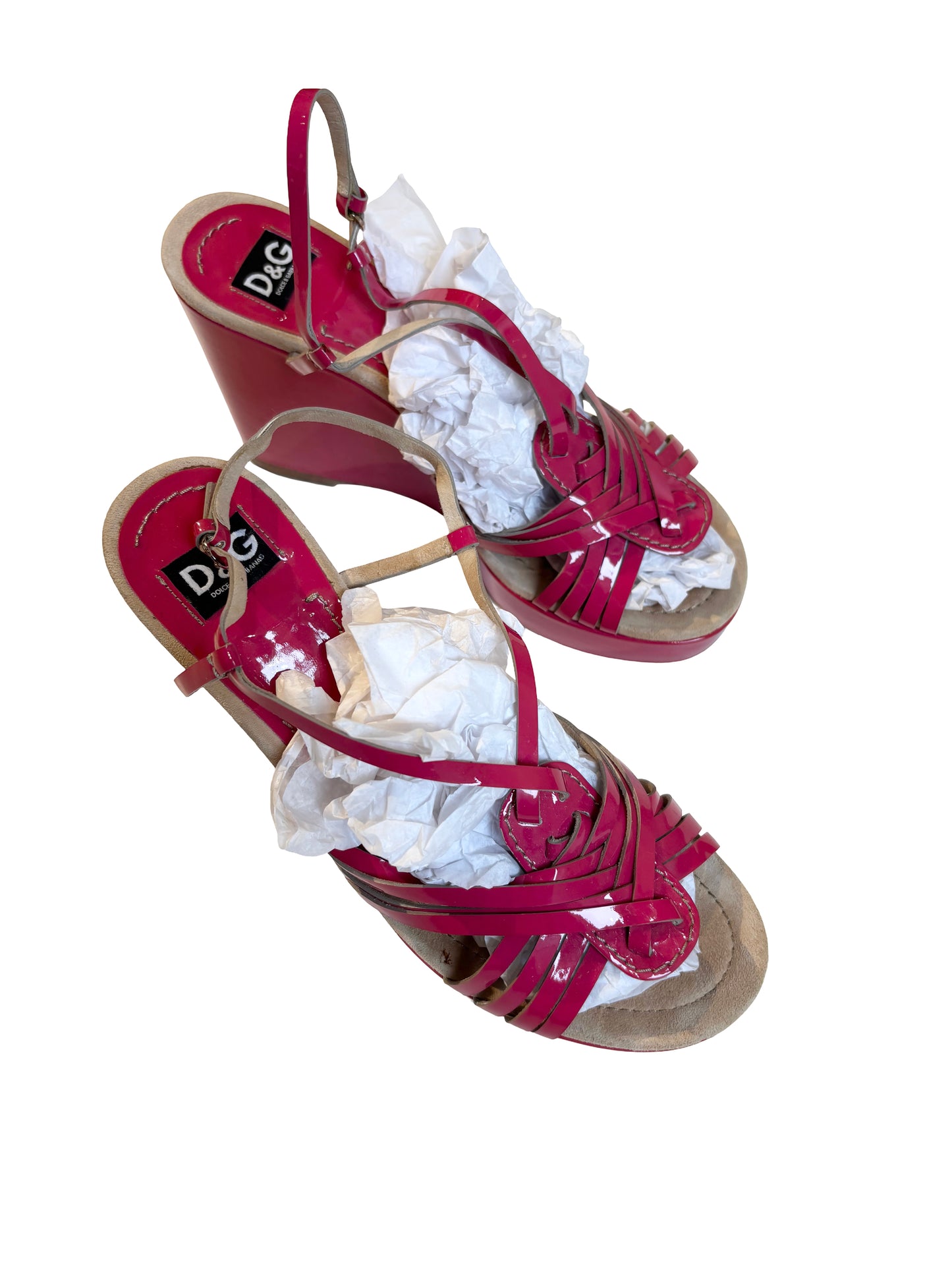 Dolce & Gabbana Platform Wedge Sandals