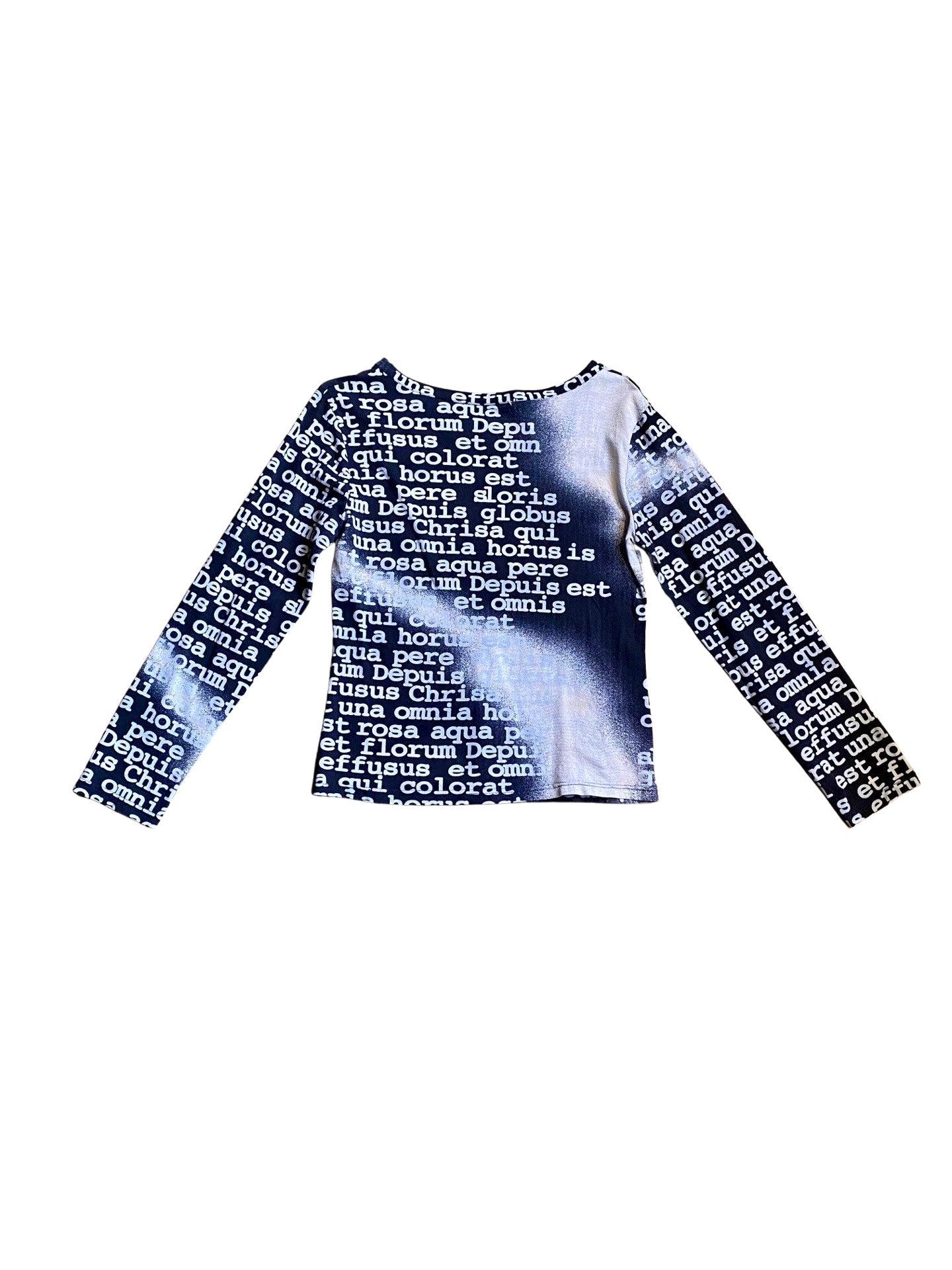 Printed Mesh Top Y2K