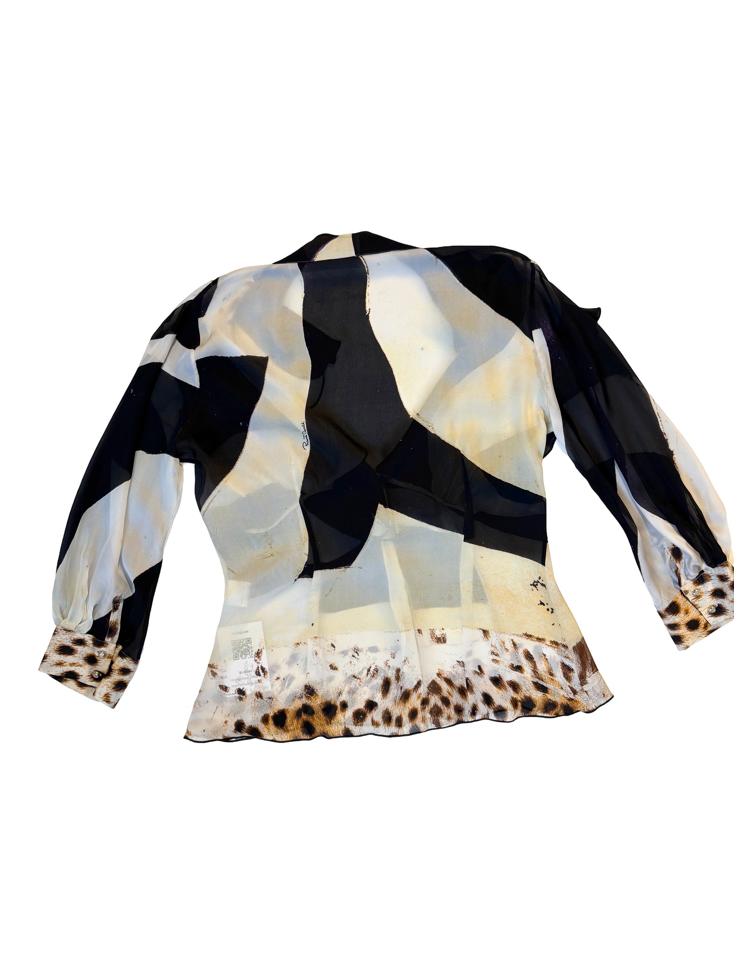 Roberto Cavalli Printed Silk Blouse