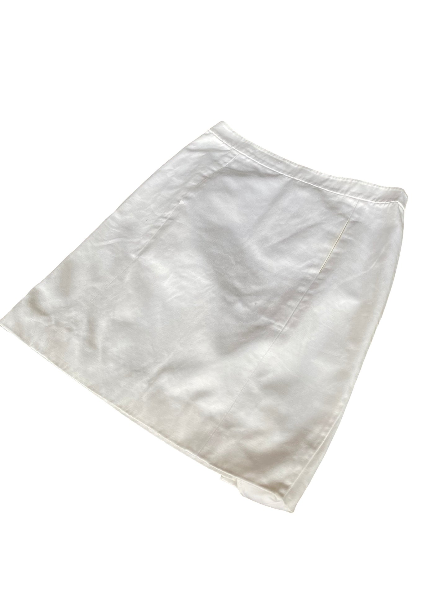Yves Saint Laurent White Pen Skirt 90’s