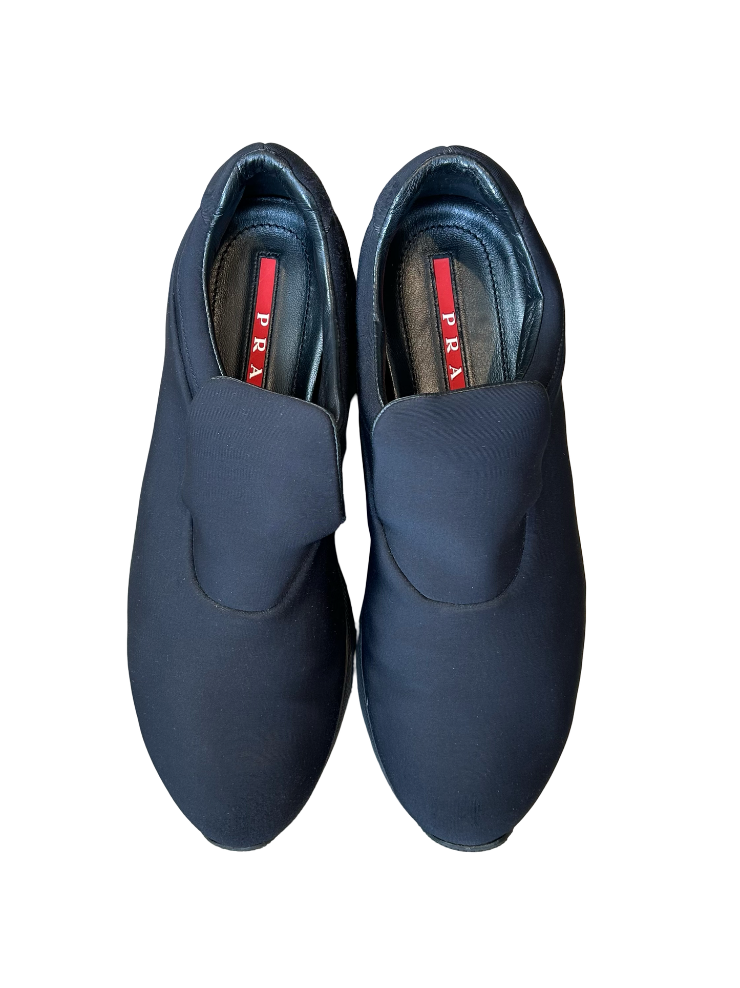 Prada Black Scuba Trainers