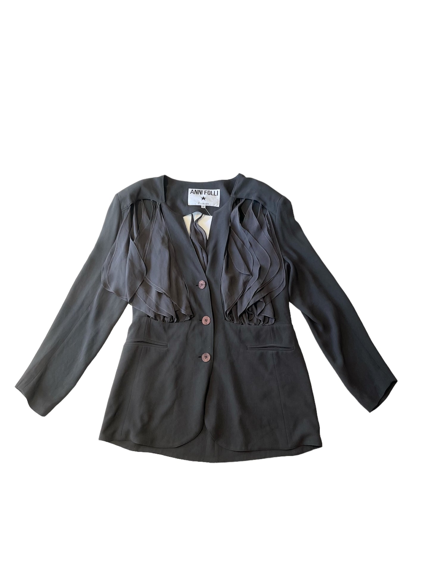 Anni Folli cut out blazer