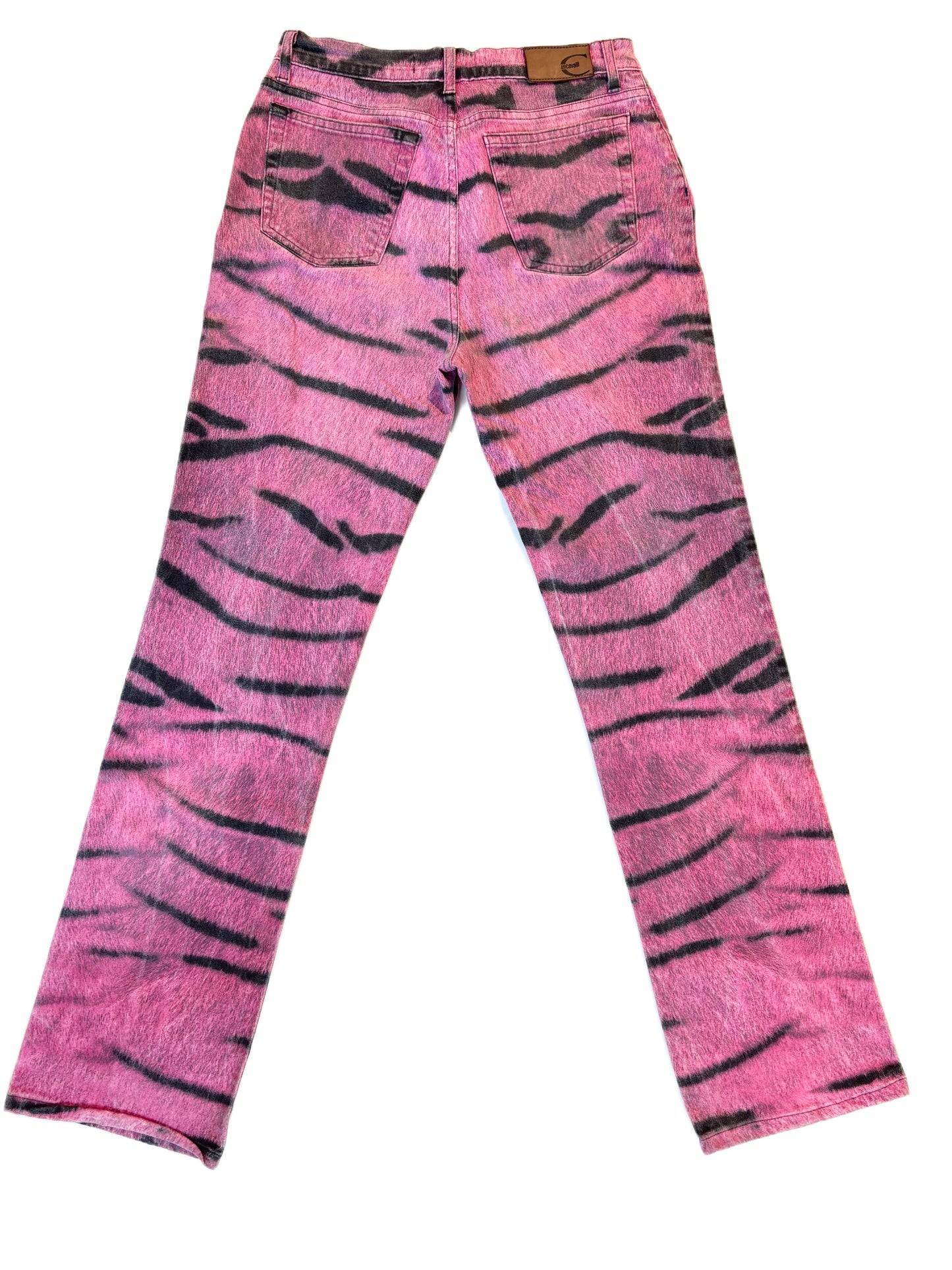 Just Cavalli Pink Zebra Jeans