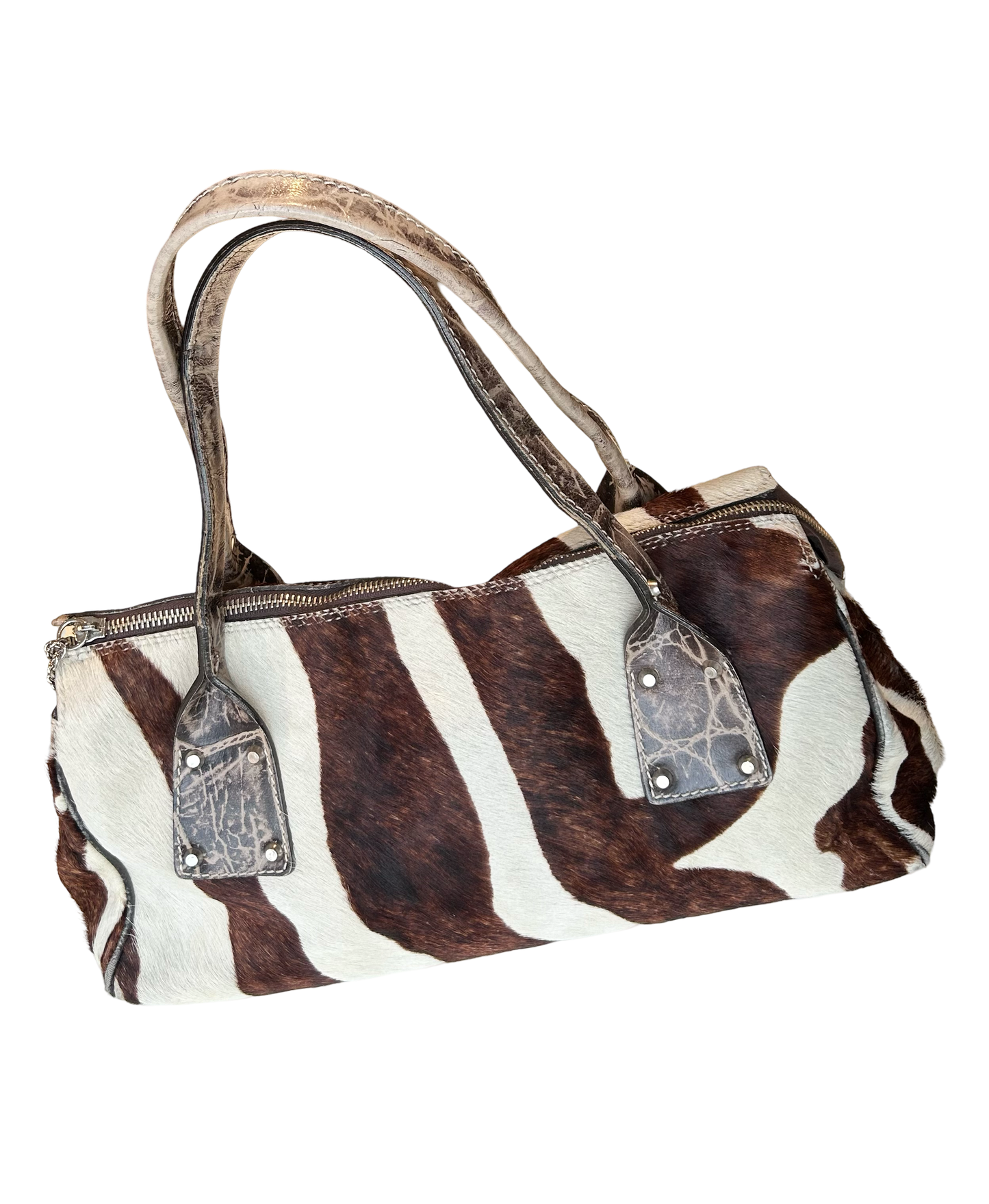 Robert Pietri Zebra leather handbag