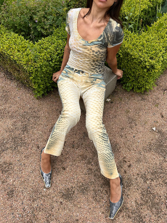 Roberto Cavalli Y2K reptile set