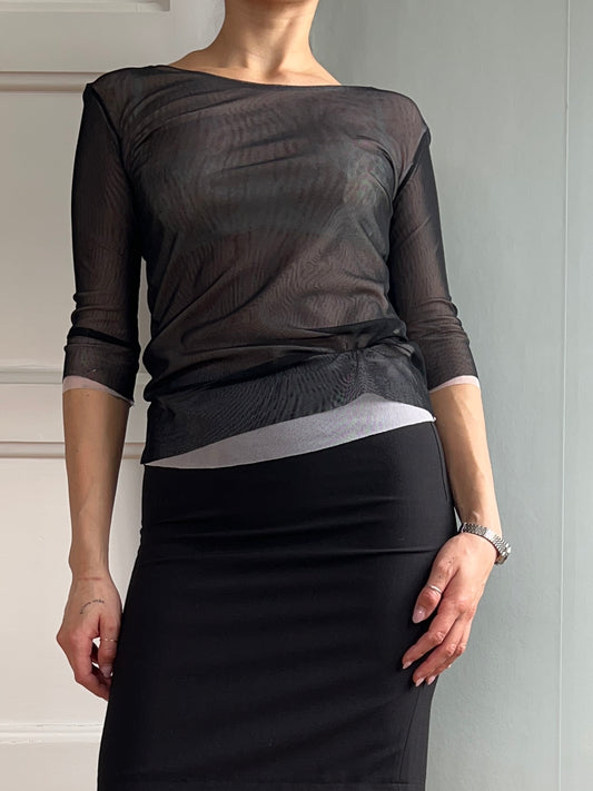 90’s reversible mesh top