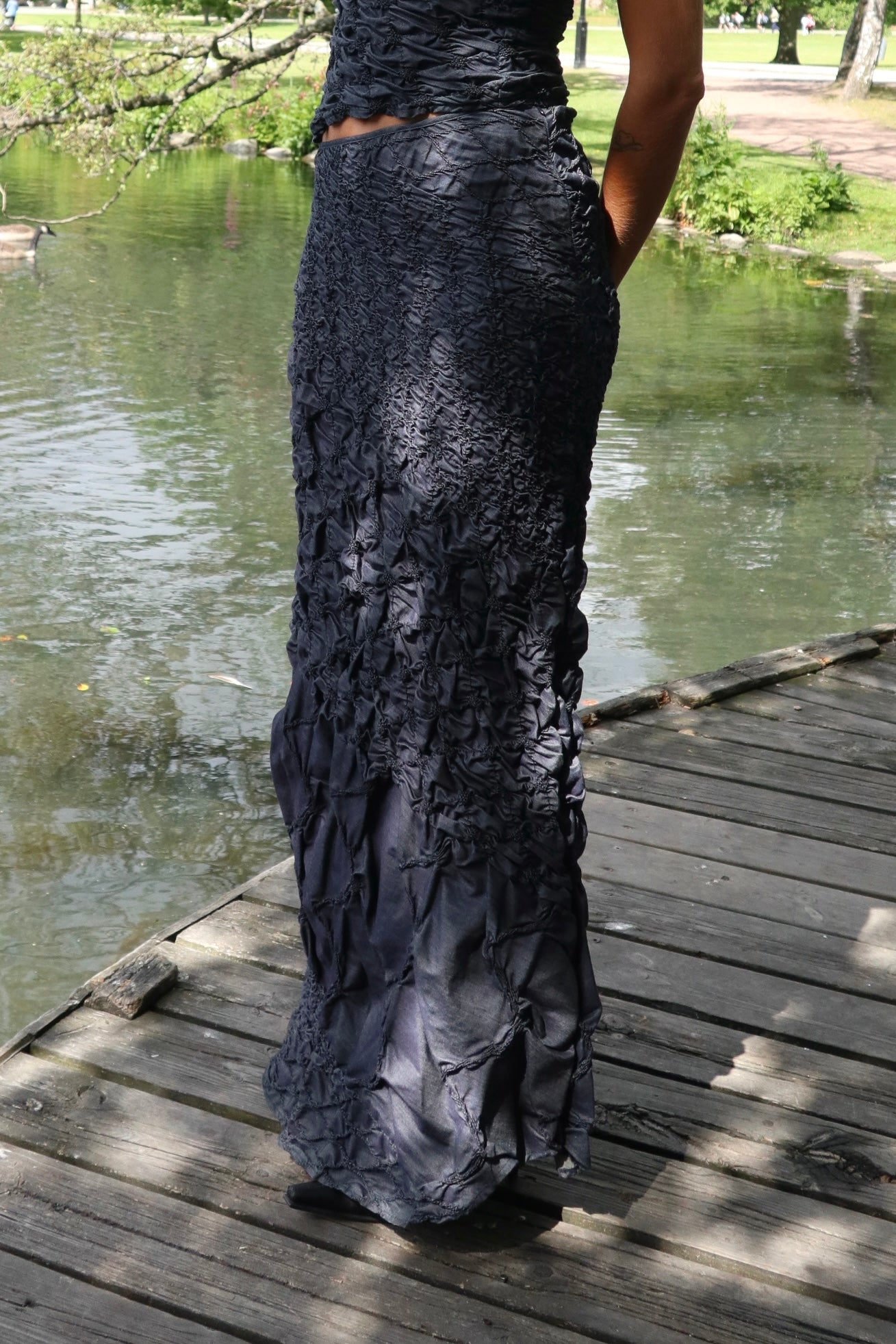 Kenzo Jeans Crinkled Set Rare Archival Y2K