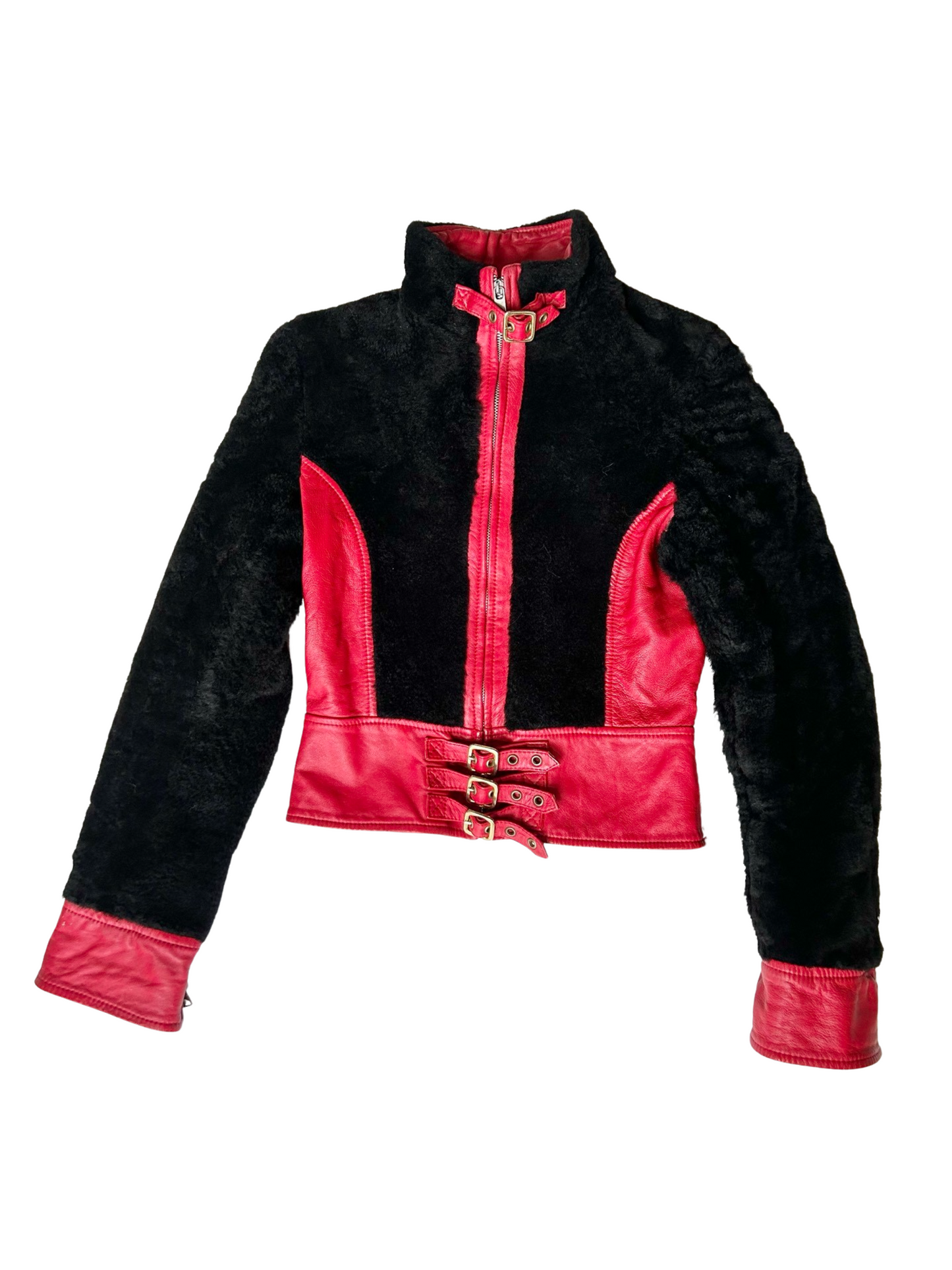 Dolce & Gabbana MOTO shearling jacket