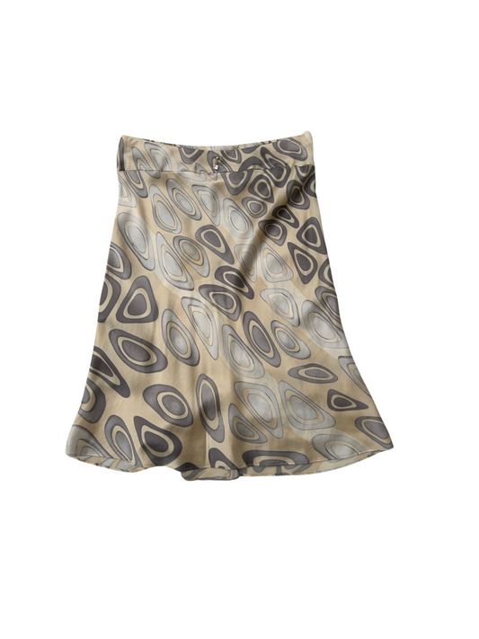 Roberto Cavalli bejeweled silk skirt