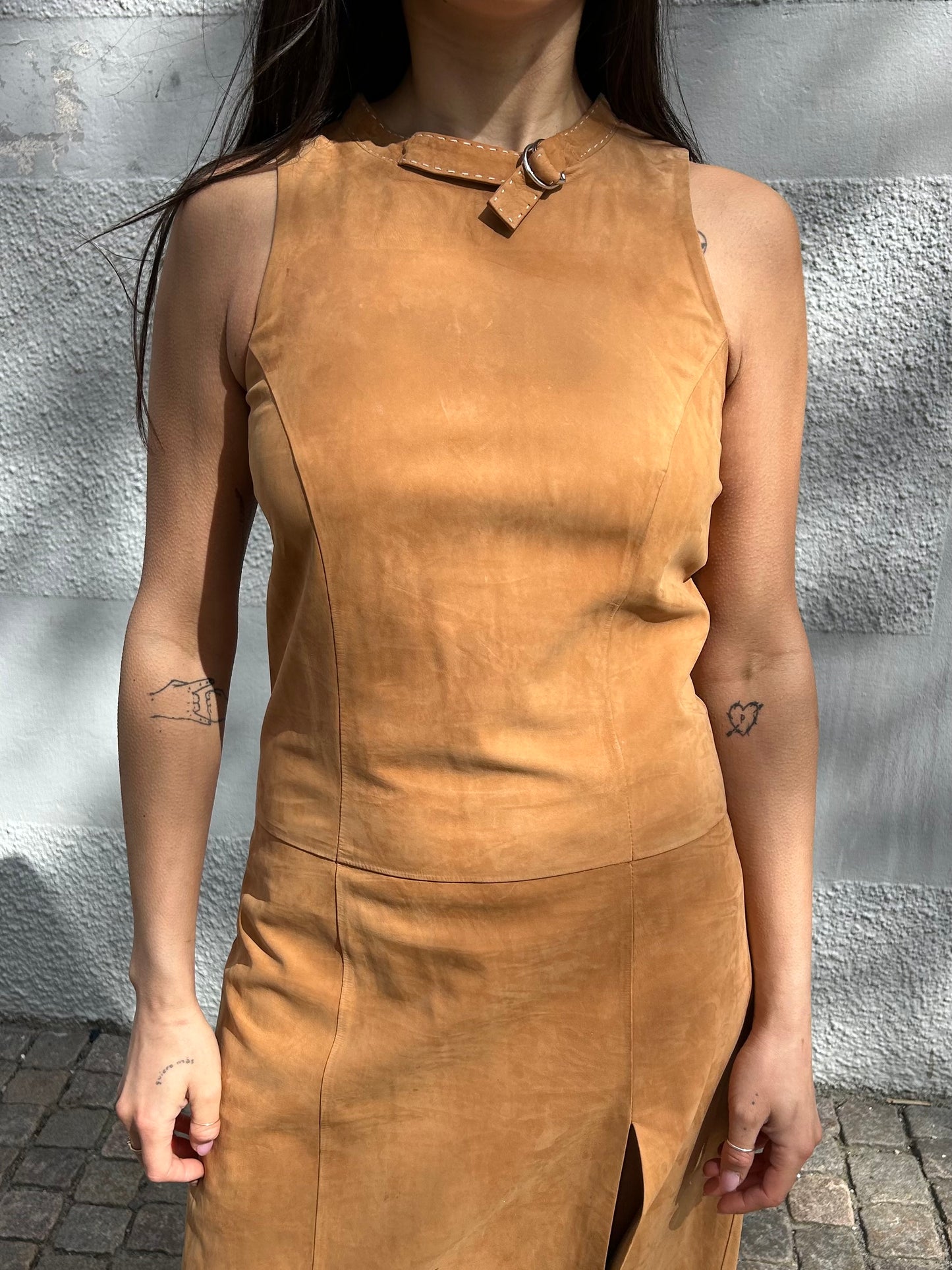 Hugo Boss soft calf skin dress