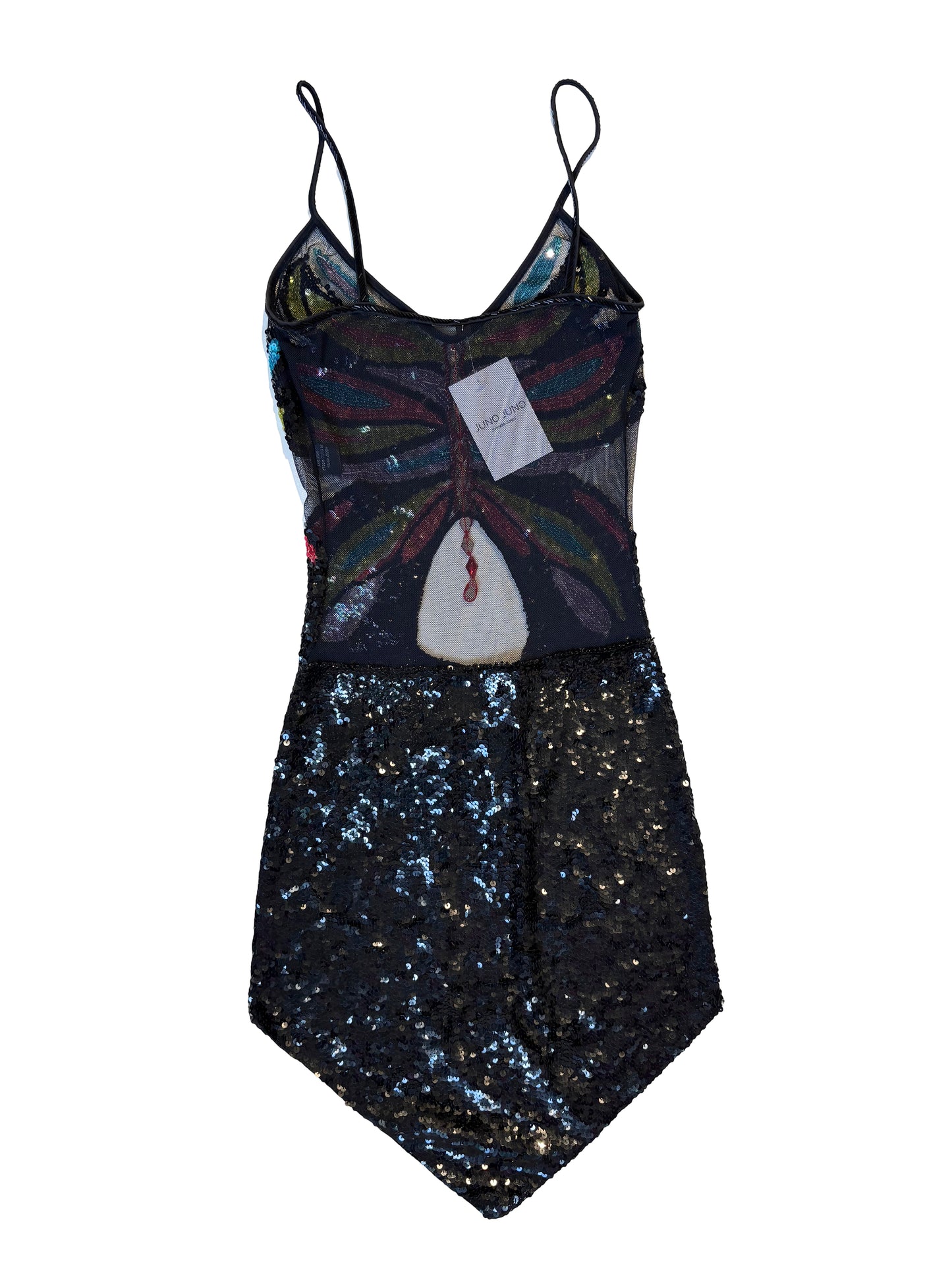 Butterfly Sequin Mini Dress