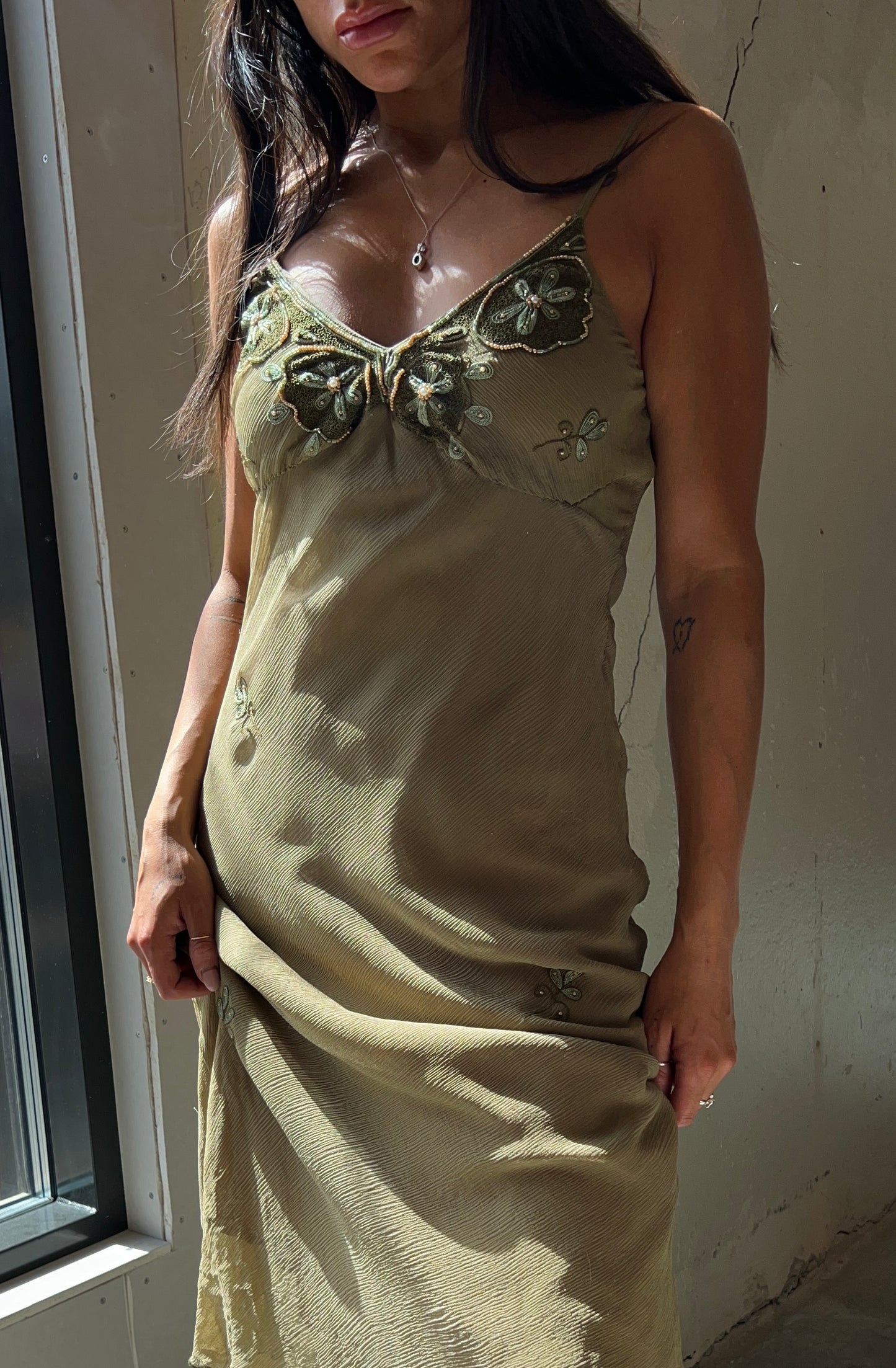 Fairy Silk Dress Y2K