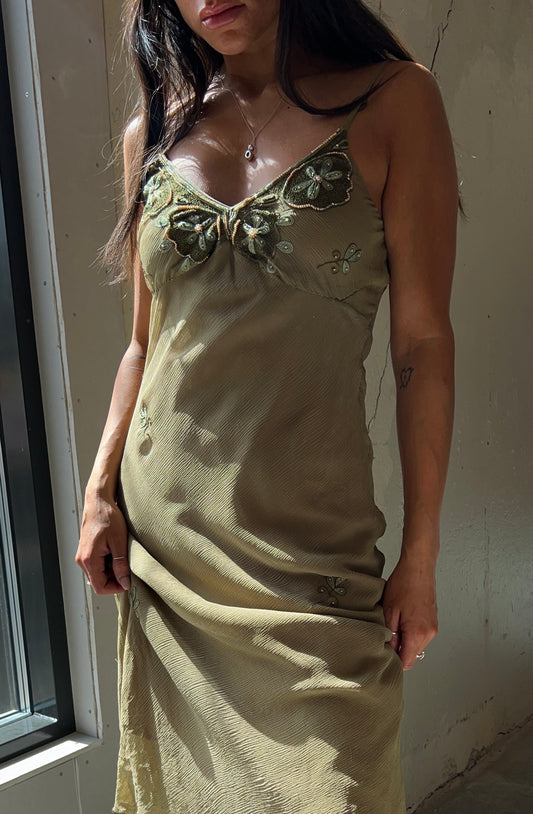 Fairy Silk Dress Y2K