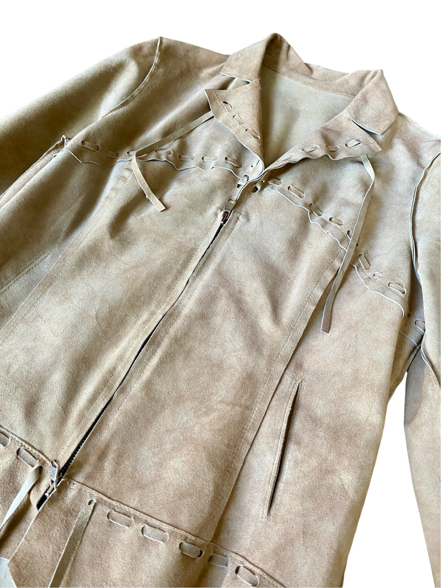 Cowgirl Suede Jacket Y2K