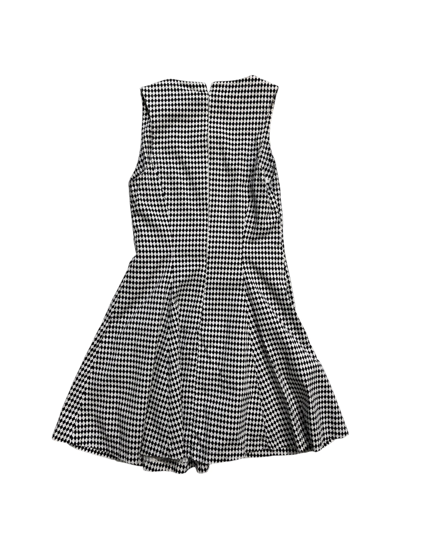 Versace argyle scoop dress