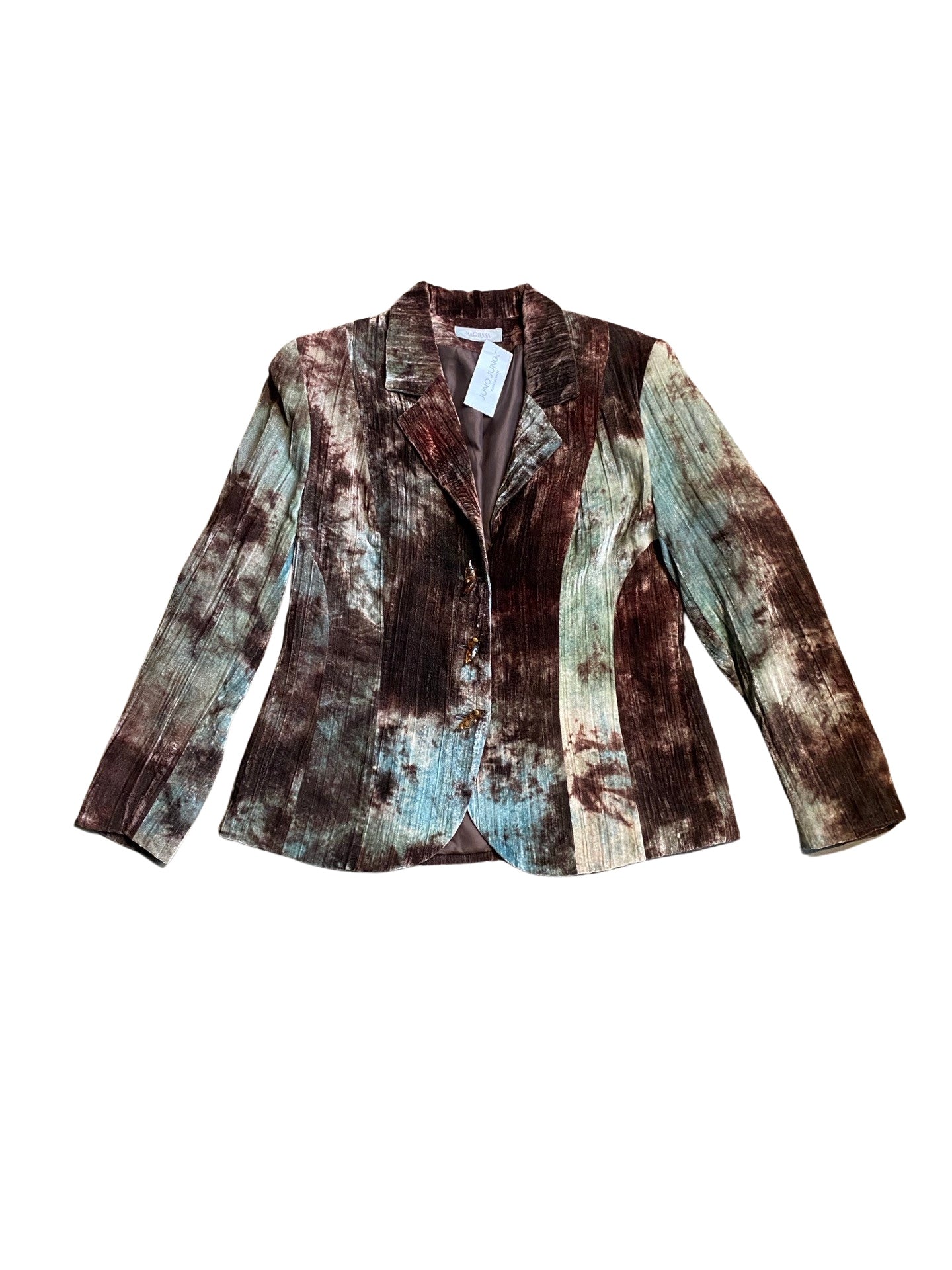1990's Dip Dye Velvet Blazer