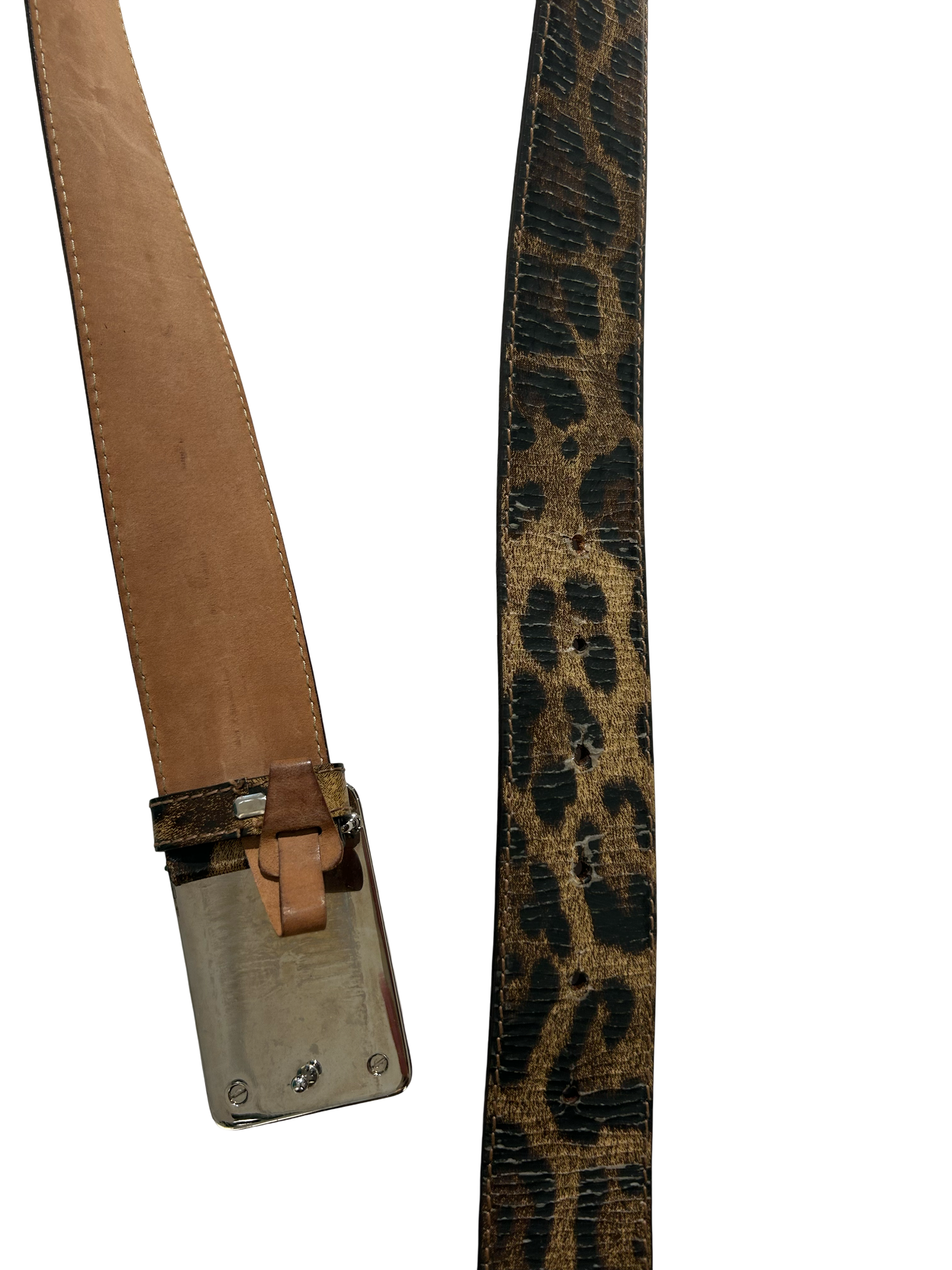 Dolce & Gabbana Cheetah-Print Belt