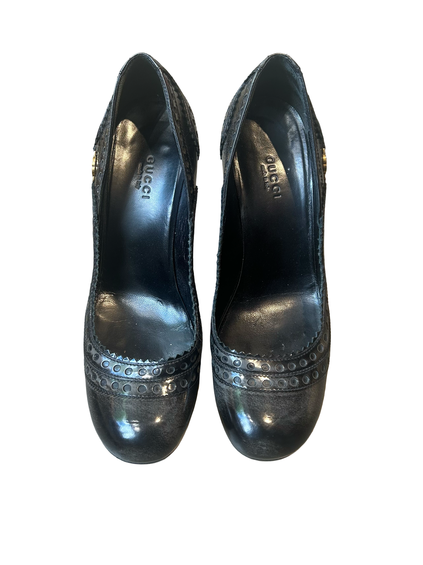 Bold Gucci Platform Pumps