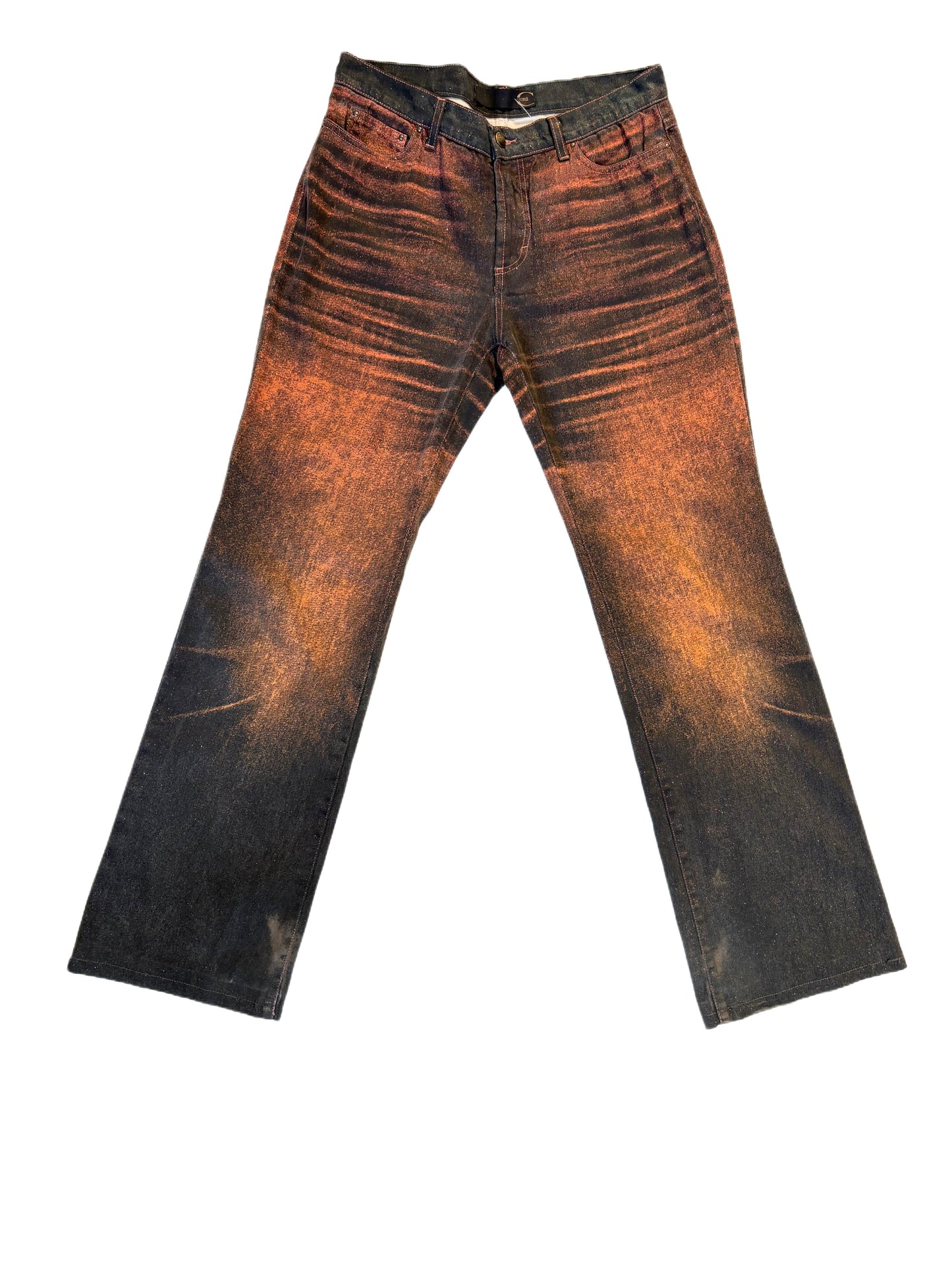 Just Cavalli Burnt Gradient Denim Jeans
