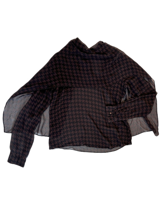 Max Mara Silk Cape Blouse