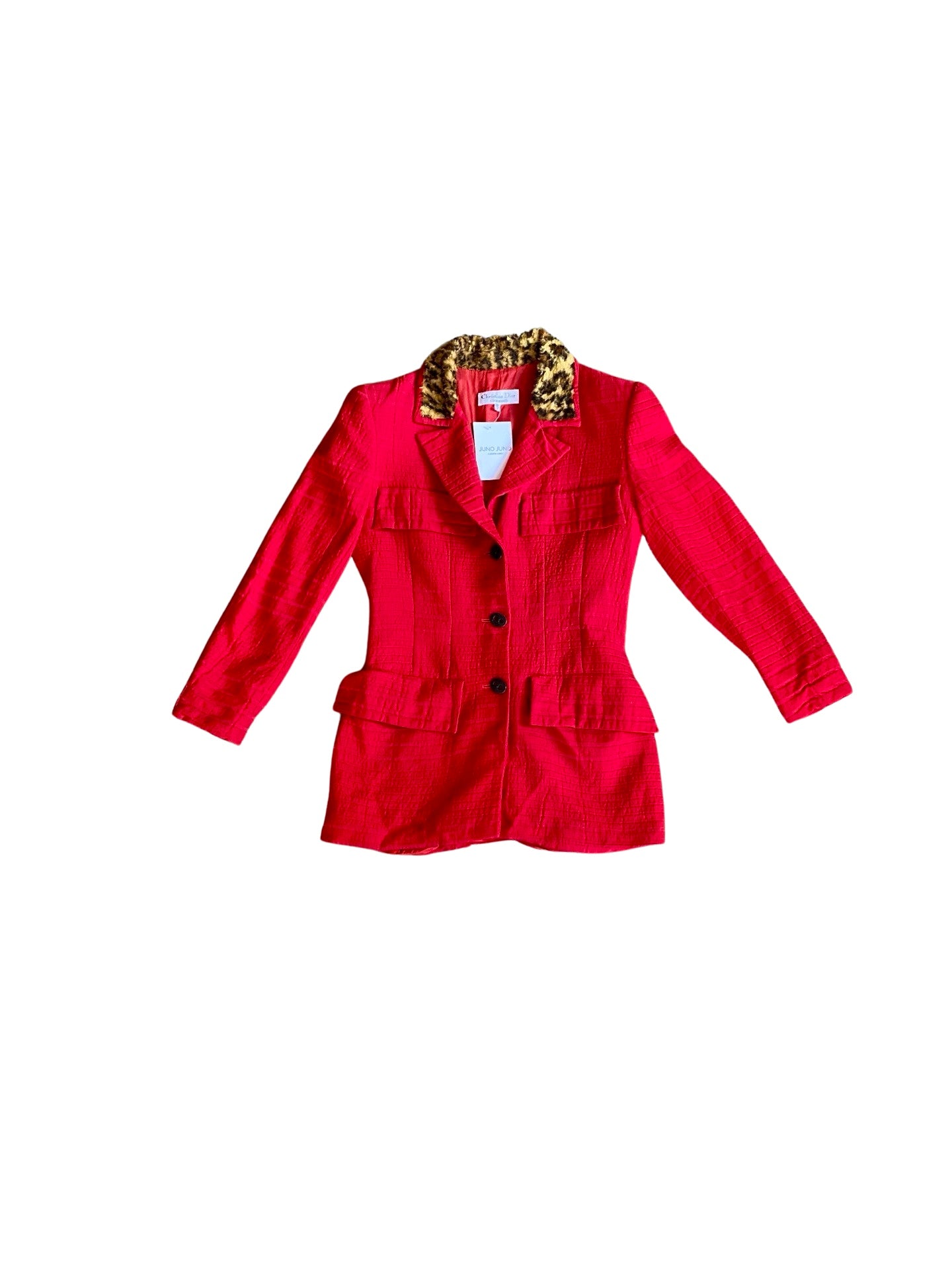 DIOR Red Hot Fitted Blazer 80´s