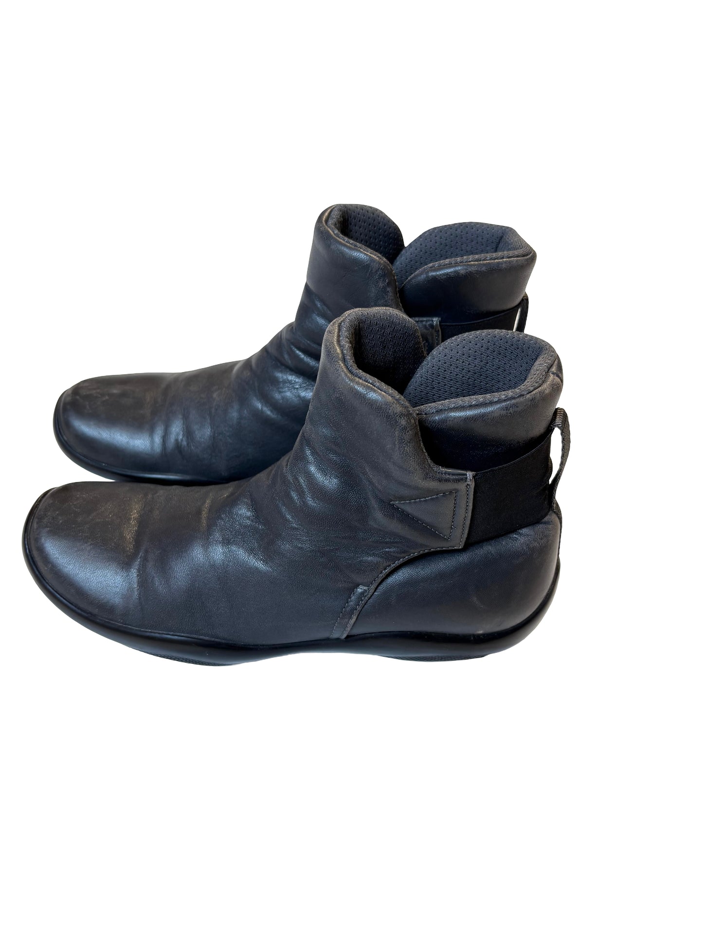 Prada Linea Rossa Leather Sporty Ankle Boots FW 1999–2000