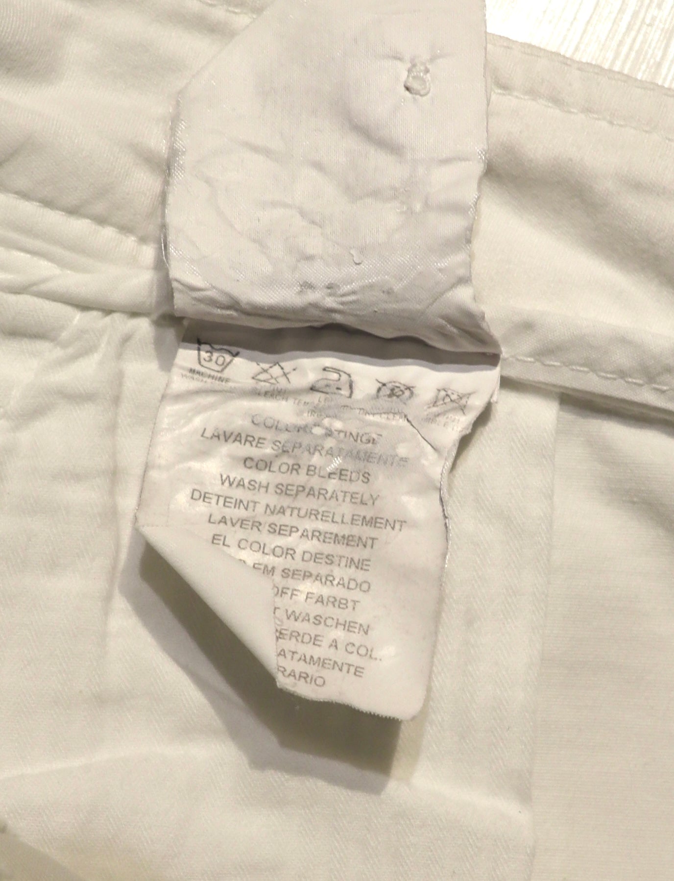 Gaultier Jeans White Capri Shorts