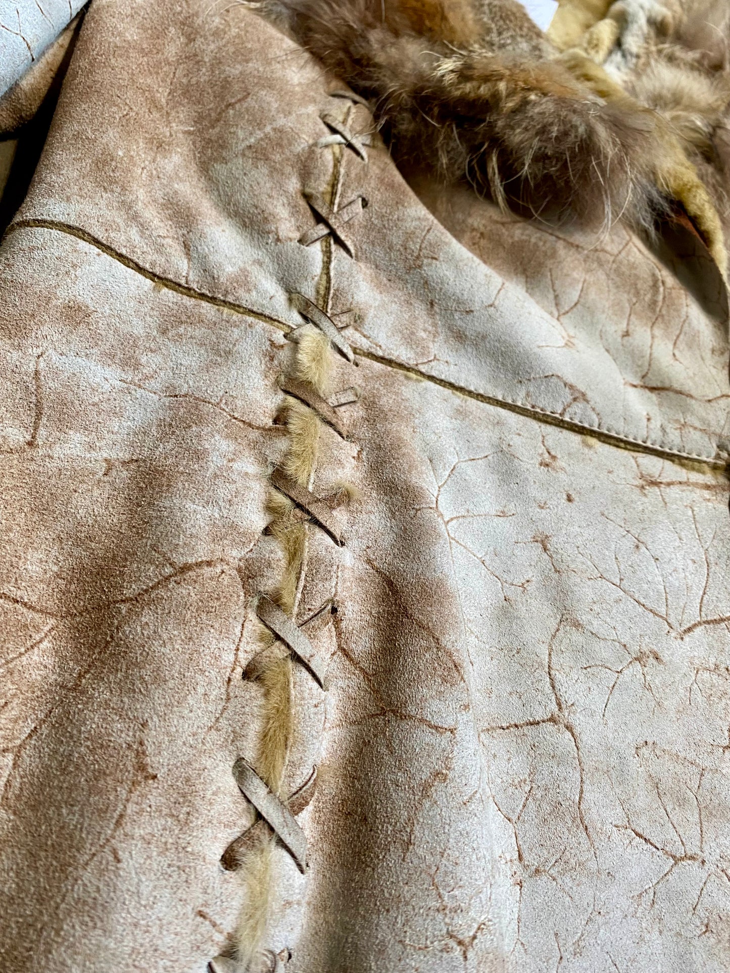 Suede Distressed Penny Lane jacket 2000’s