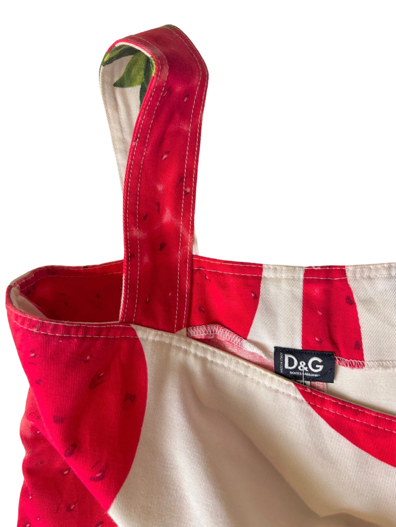 RARE Dolce & Gabbana strawberry pinafore dress