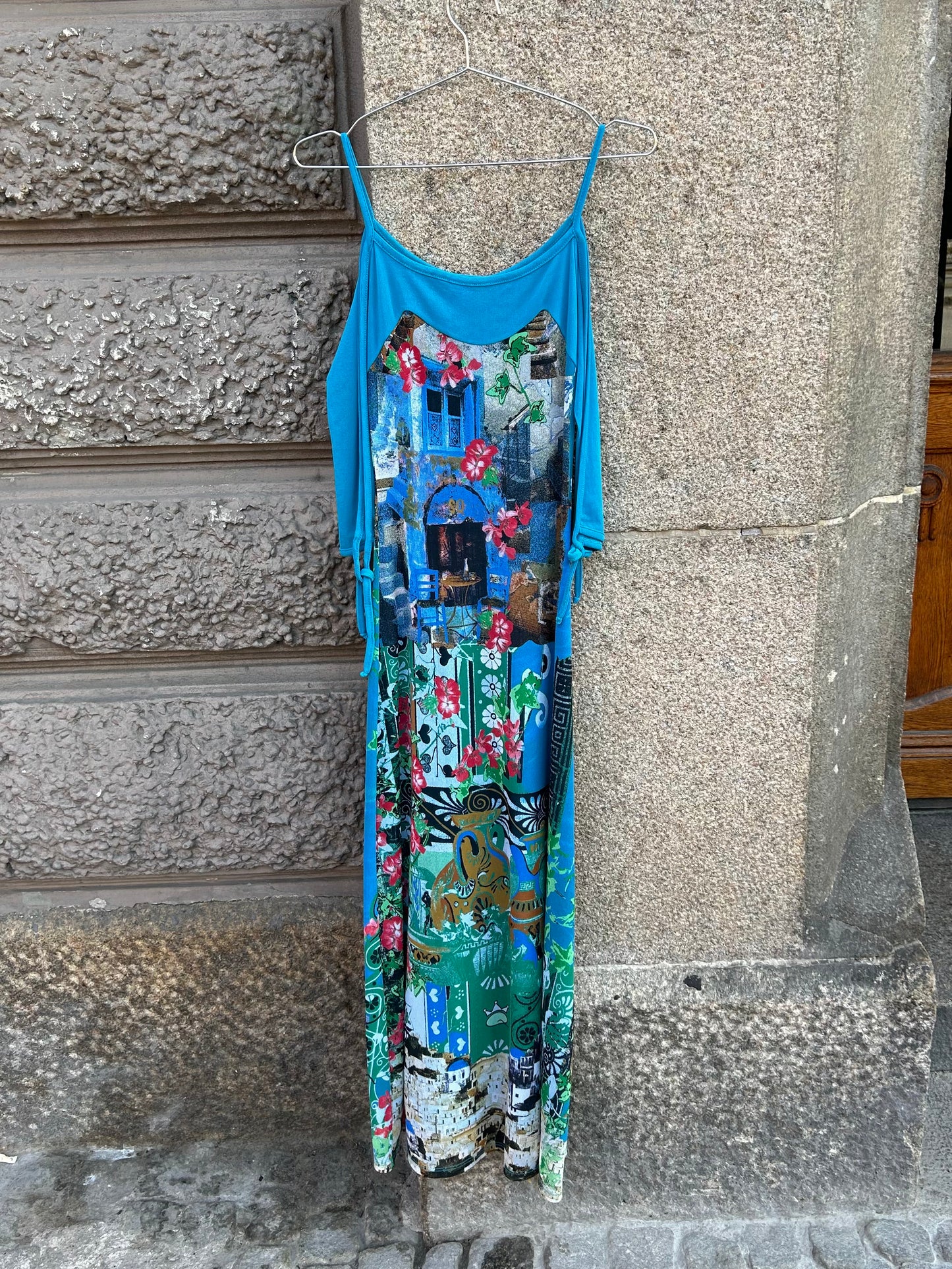 Save The Queen “taverna” maxi cut out mesh dress