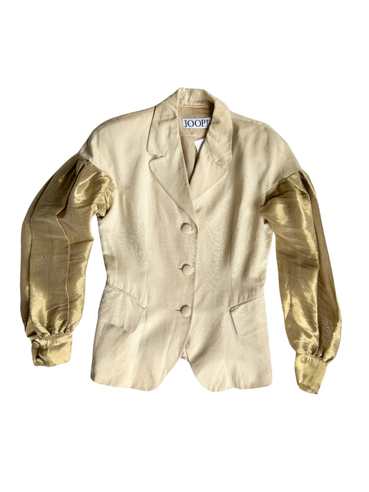 JOOP! Silk puff sleeve blazer