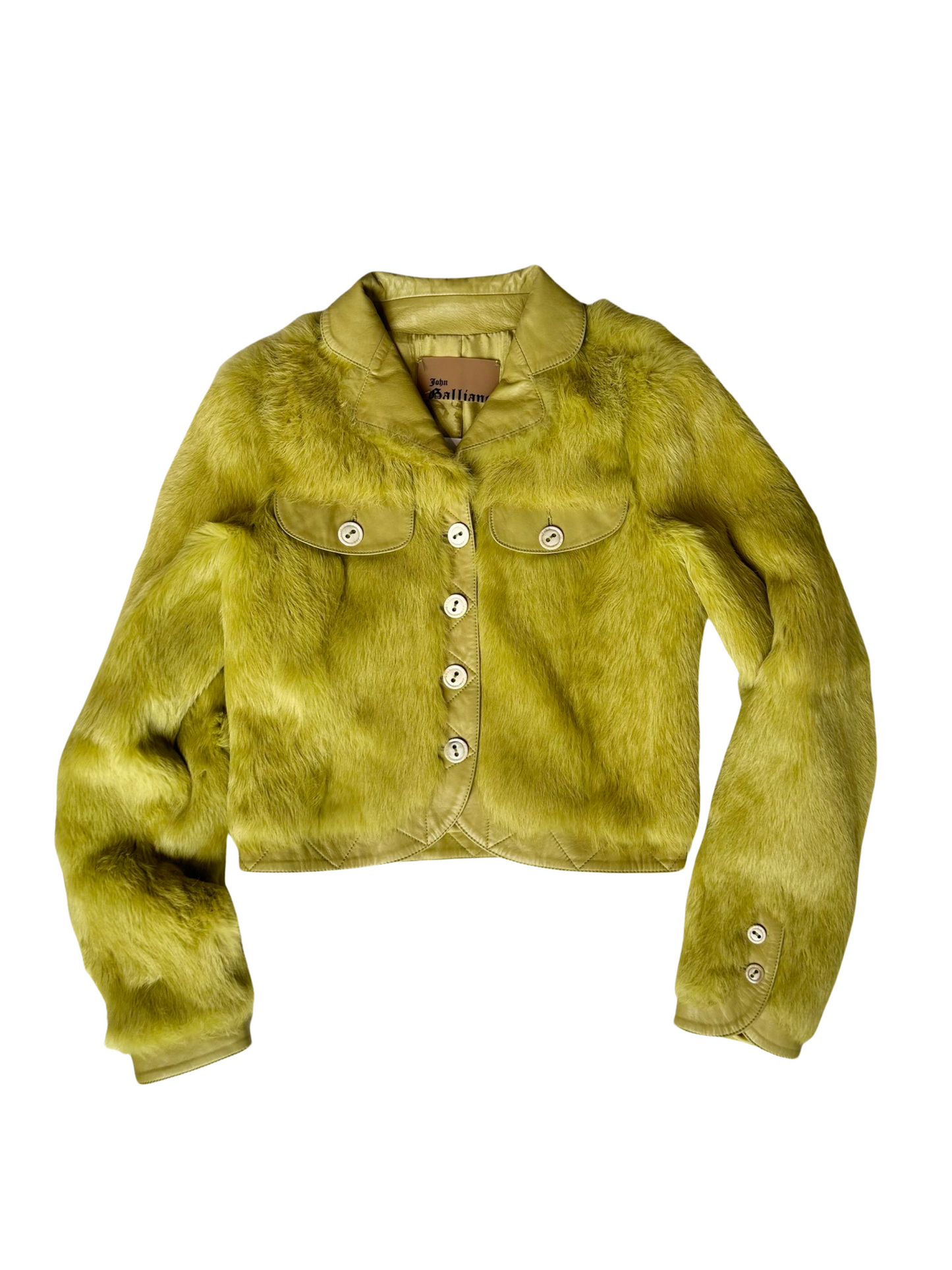 John Galliano Rabbit fur Jacket