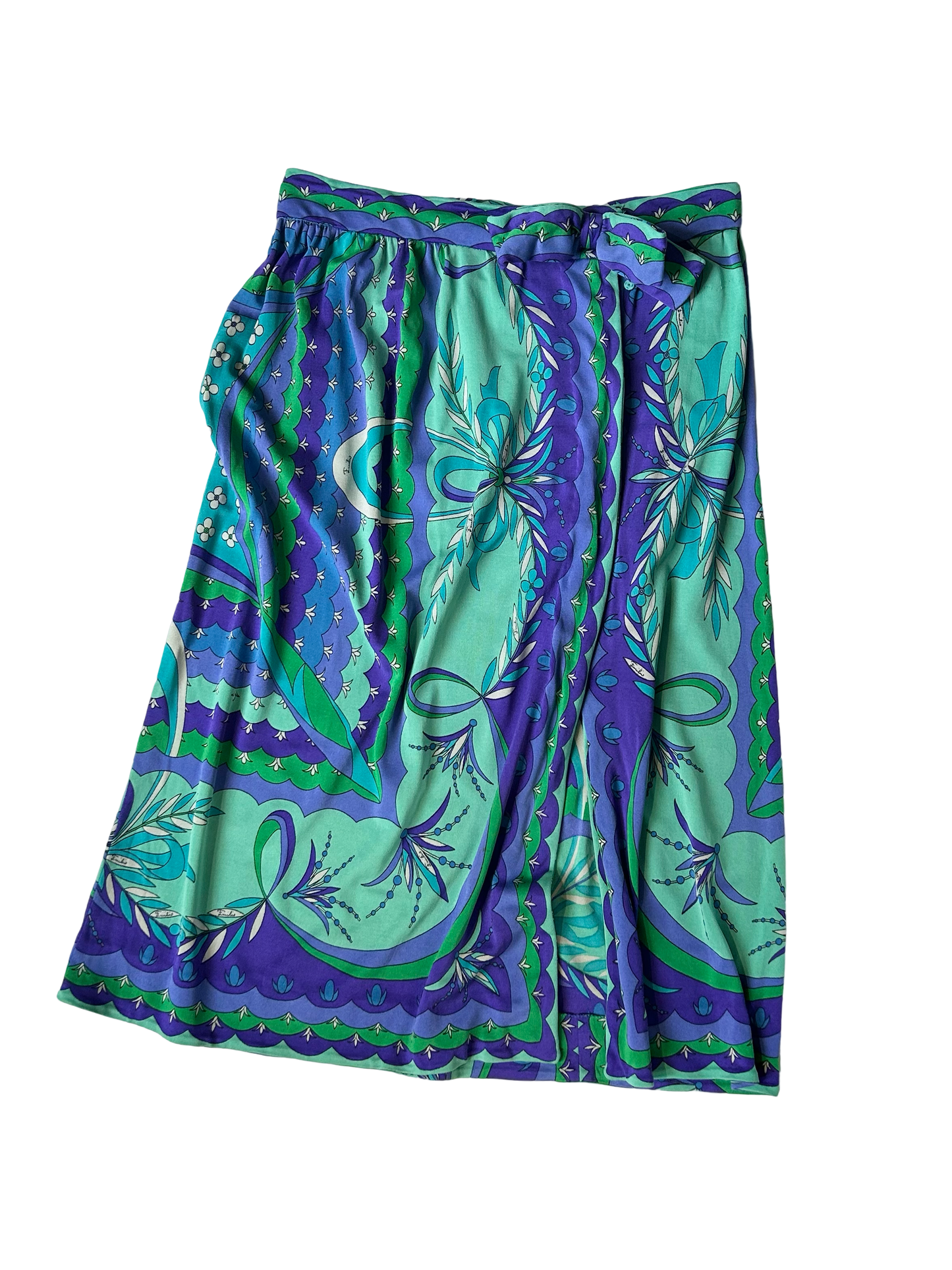 70’s Emilio Pucci iconic colorful pattern skirt
