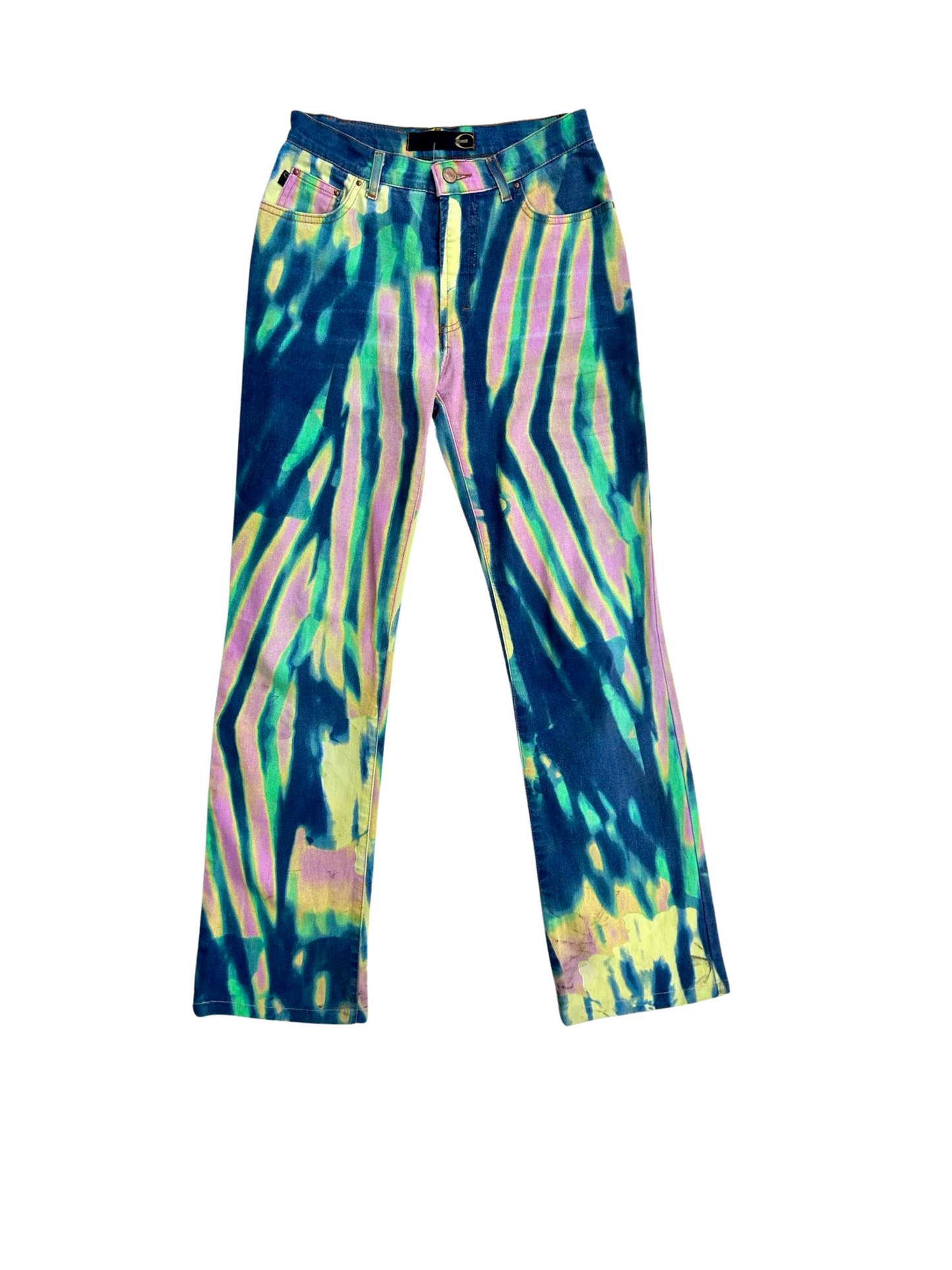 Just Cavalli SS2002 thermal print jeans