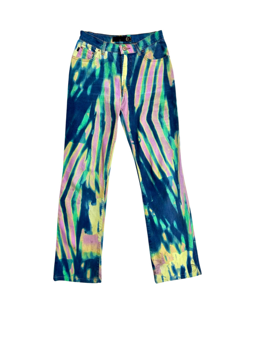 Just Cavalli SS2002 thermal print jeans