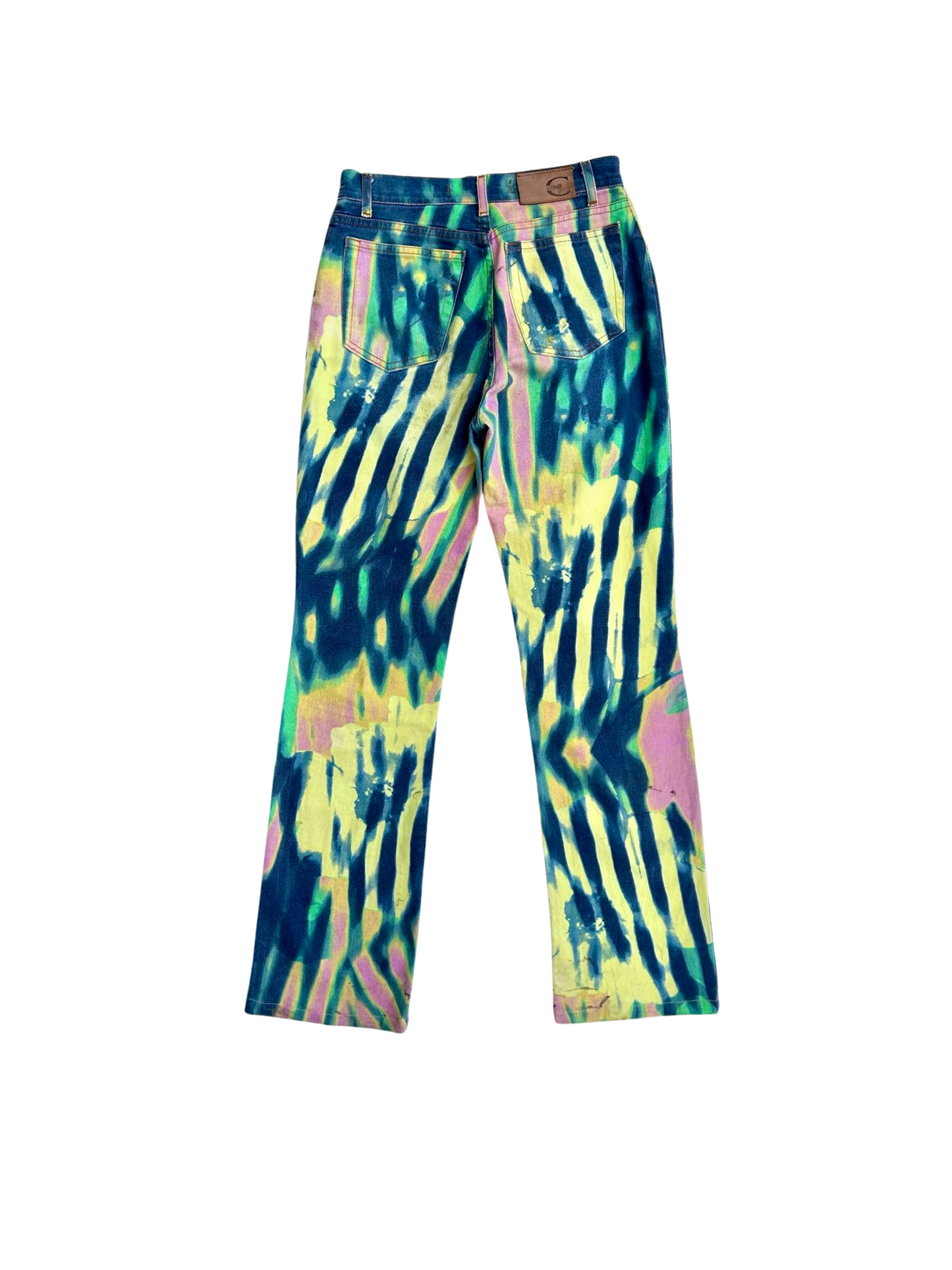 Just Cavalli SS2002 thermal print jeans