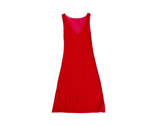 KENZO hot red mesh dress